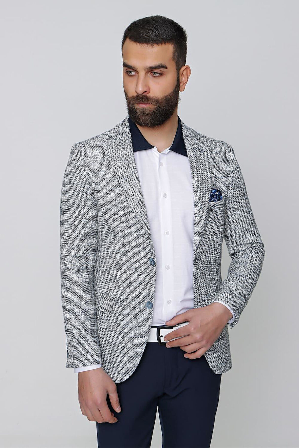 C 610 Slim Fit Lacivert Spor Ceket