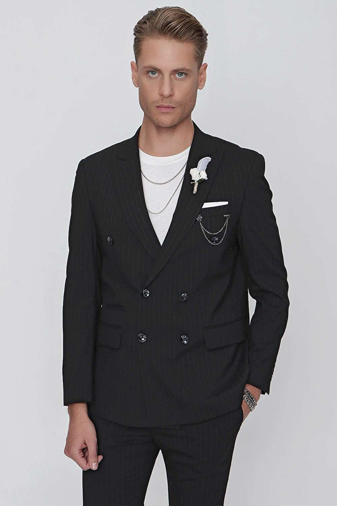 C 622 Slim Fit Siyah Spor Ceket