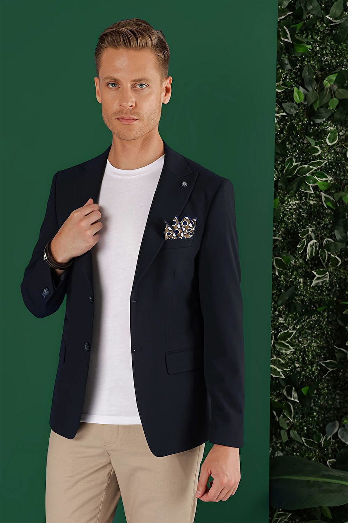 C 632 Slim Fit Lacivert Spor Ceket