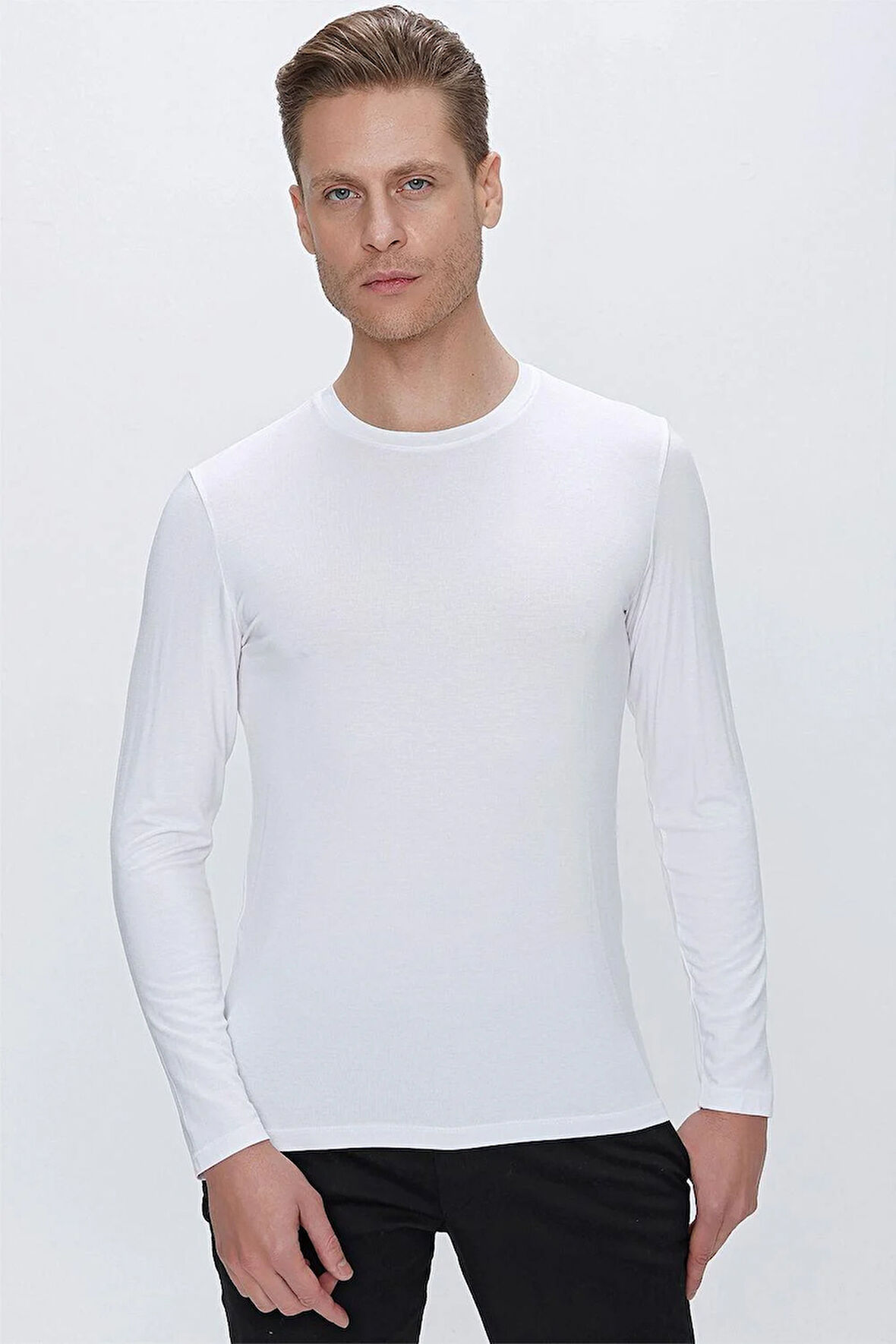 TS 842 Beyaz Spor T-Shirt