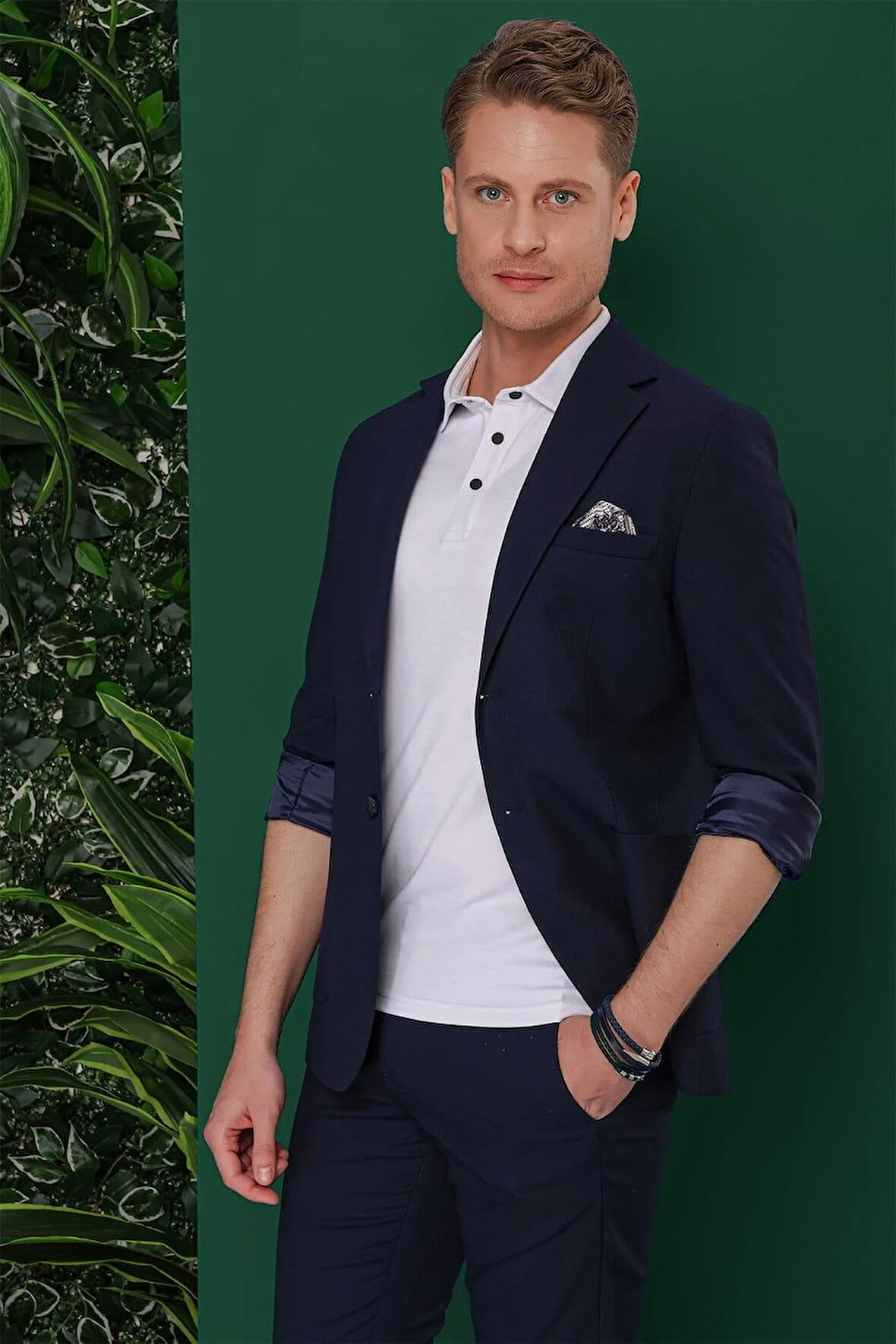 C 639 Slim Fit Lacivert Spor Ceket