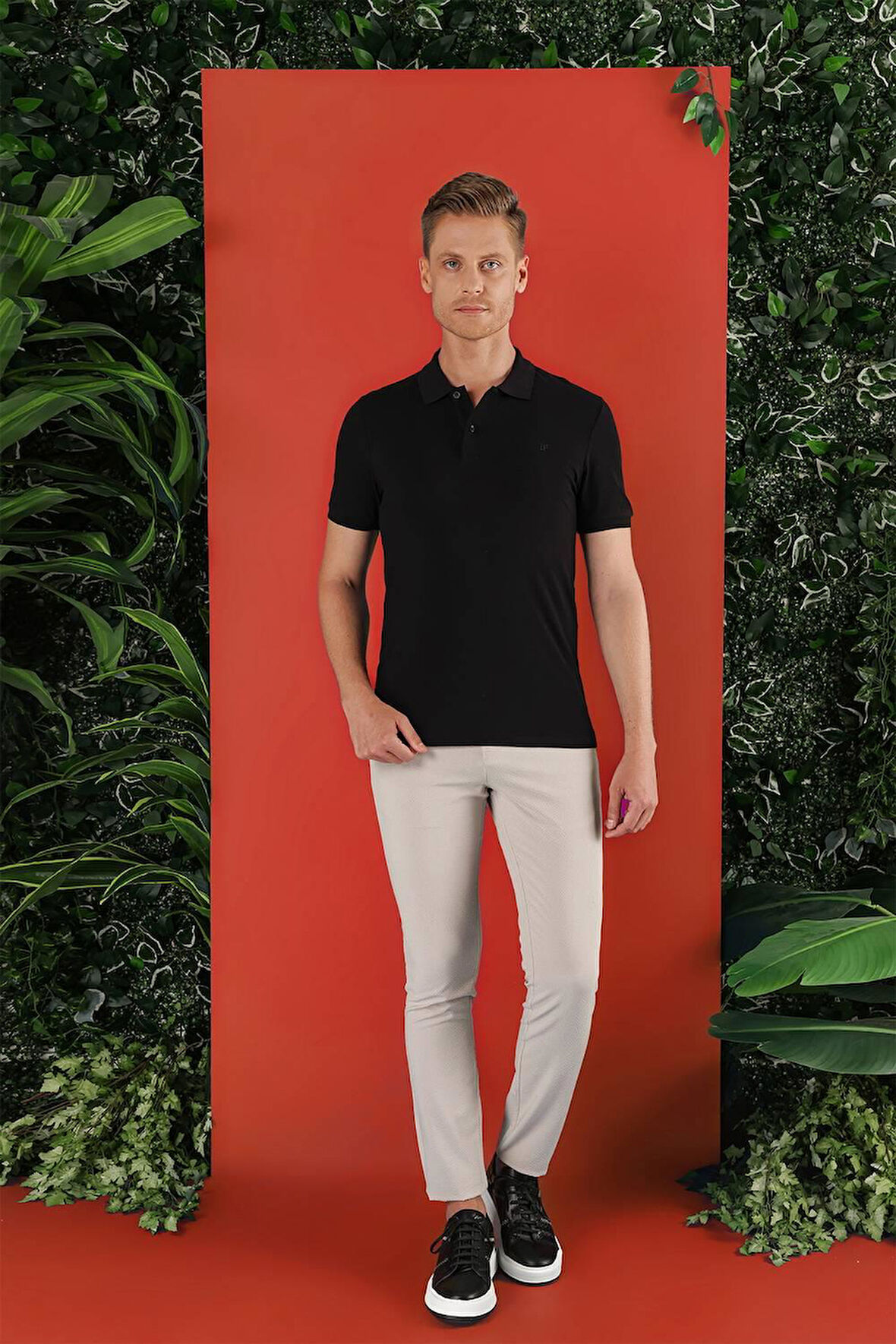 TS 845 Siyah Spor T-Shirt