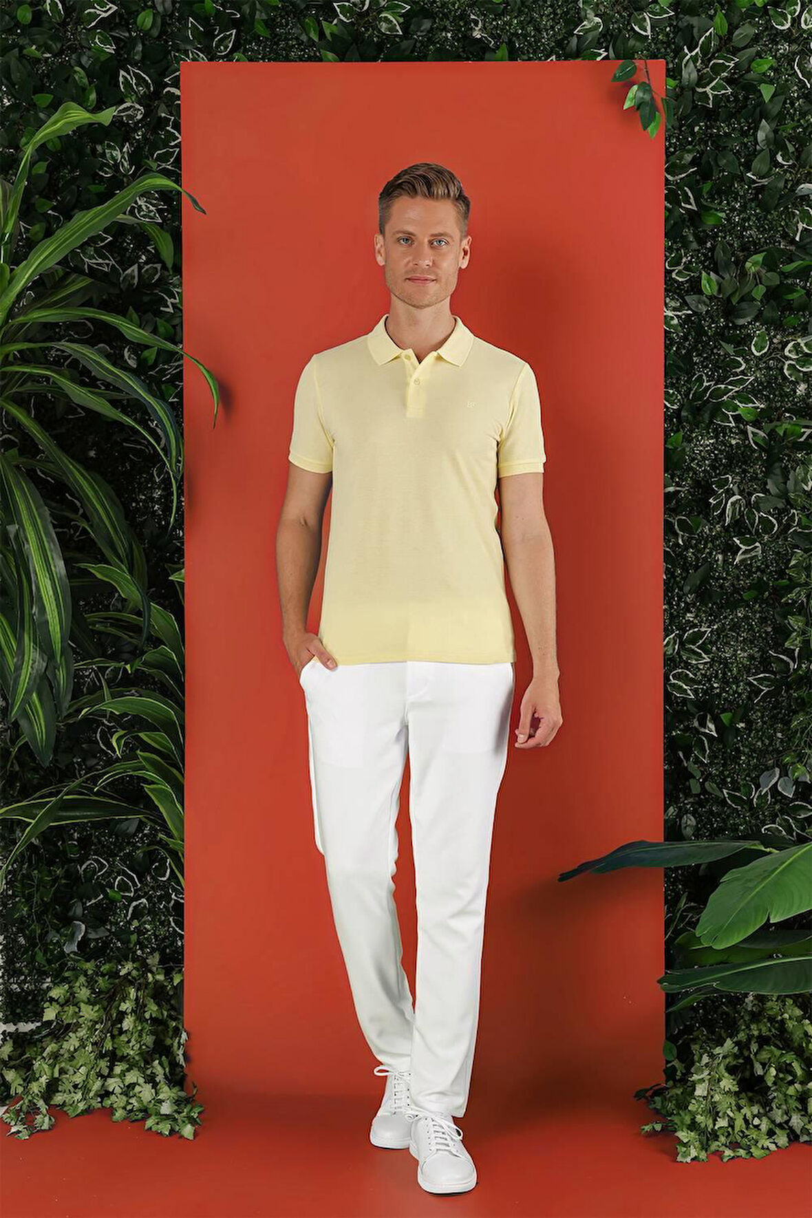 TS 845 Sarı Spor T-Shirt