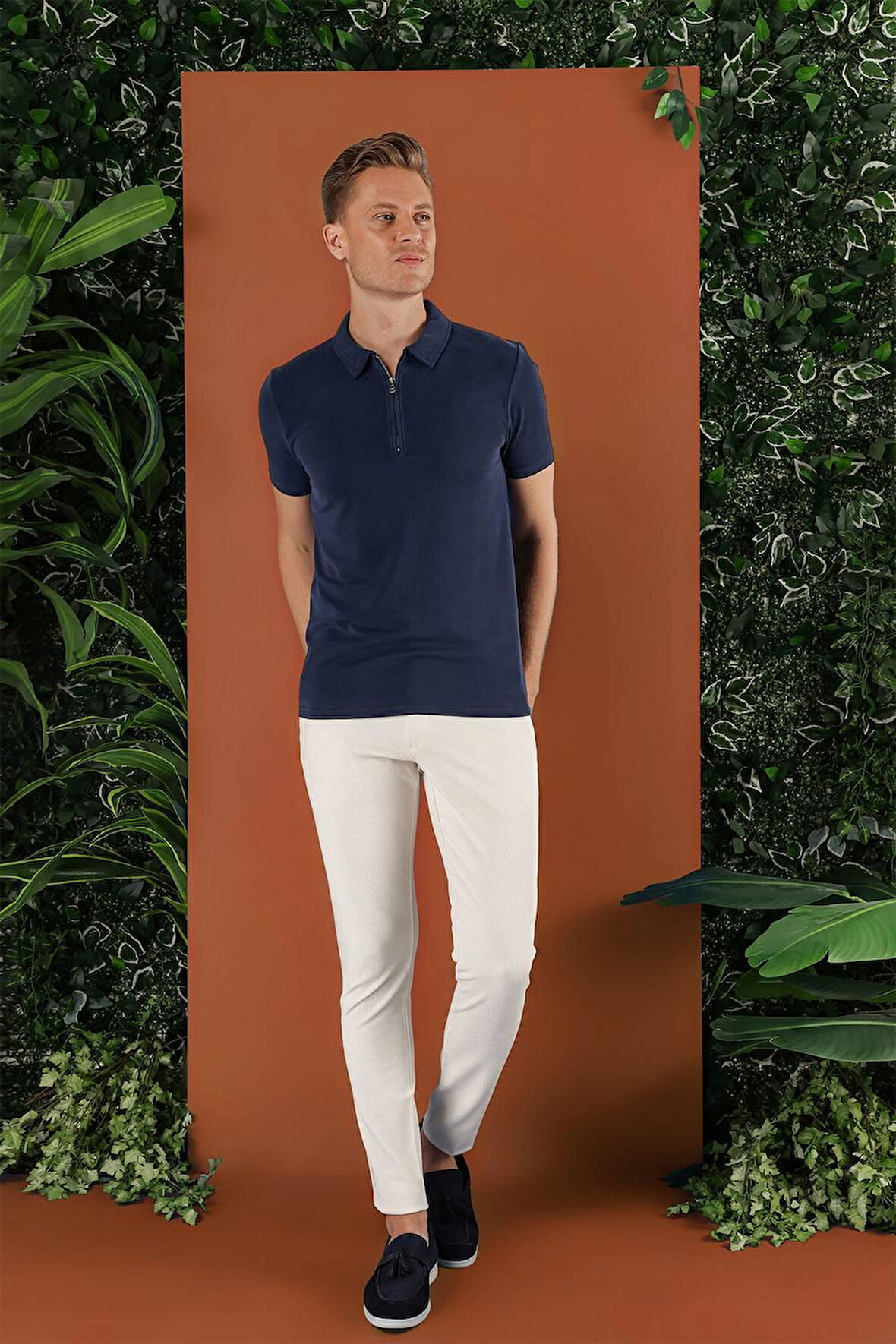 P 1120 Slim Fit Krem Spor Pantolon