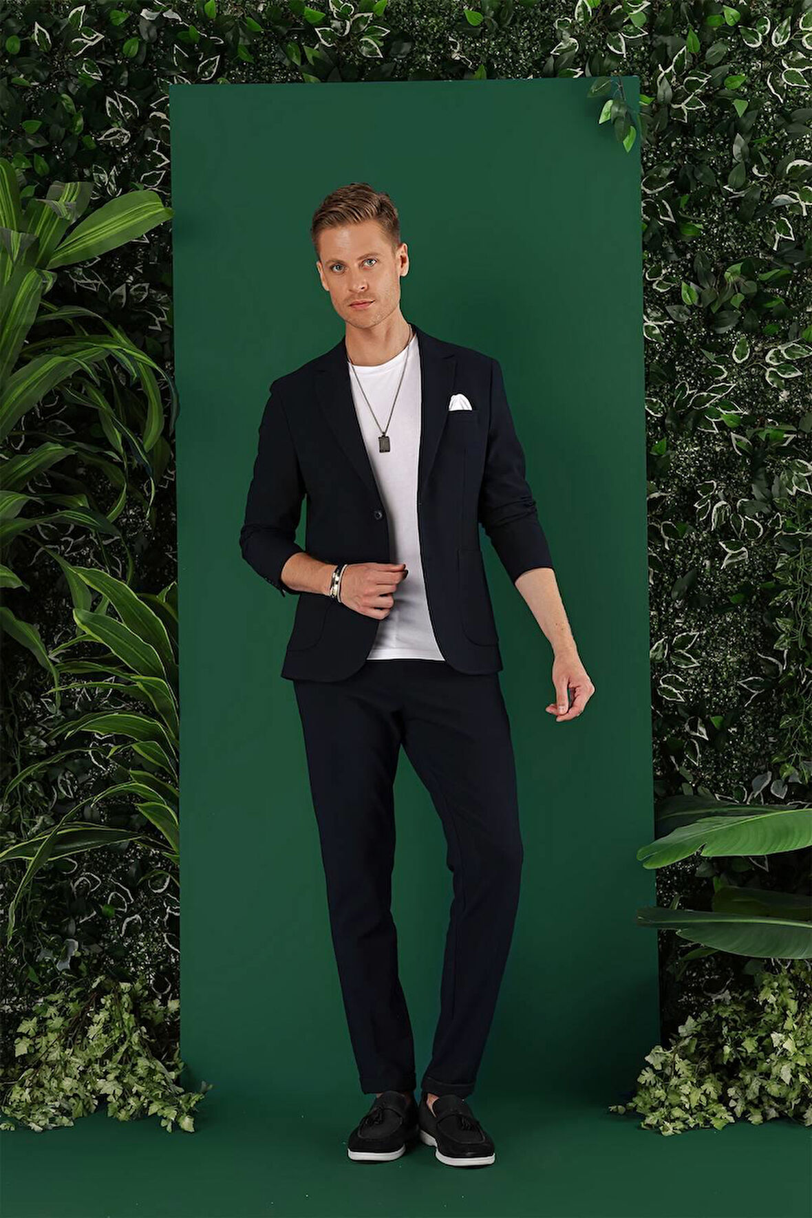 C 643 Slim Fit Lacivert Spor Ceket