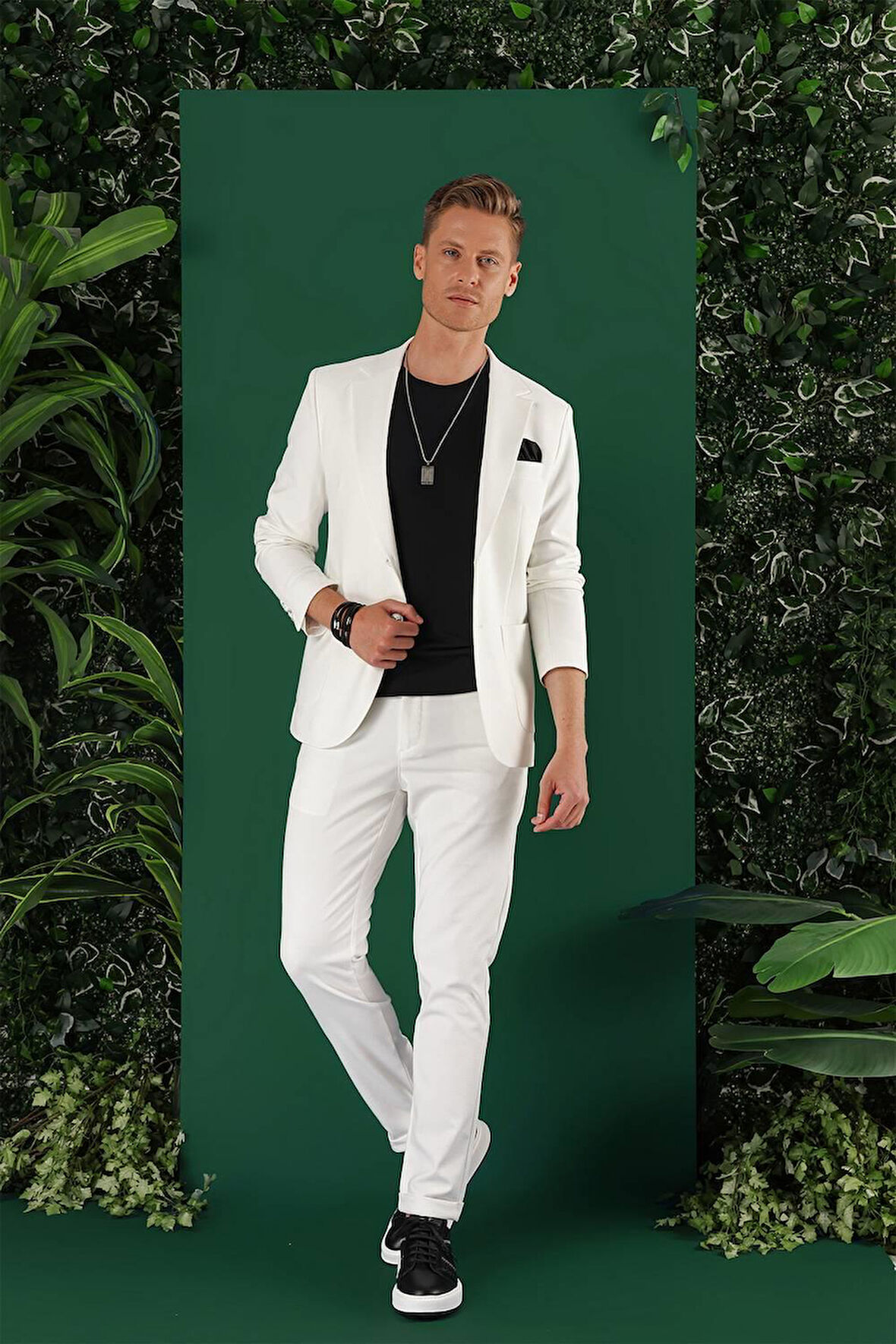 C 643 Slim Fit Ekru Spor Ceket