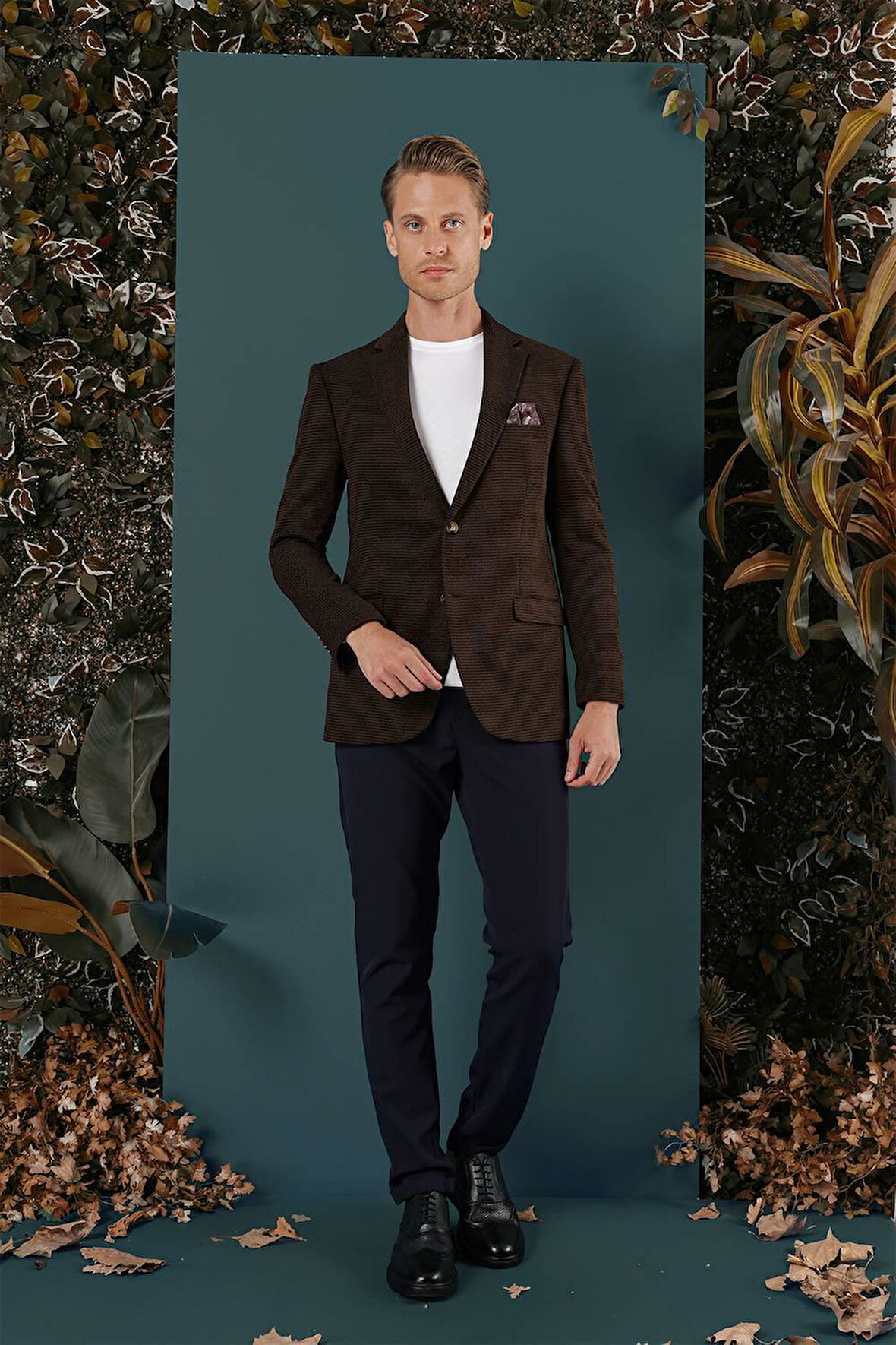 C 650 Slim Fit Kahve Spor Ceket