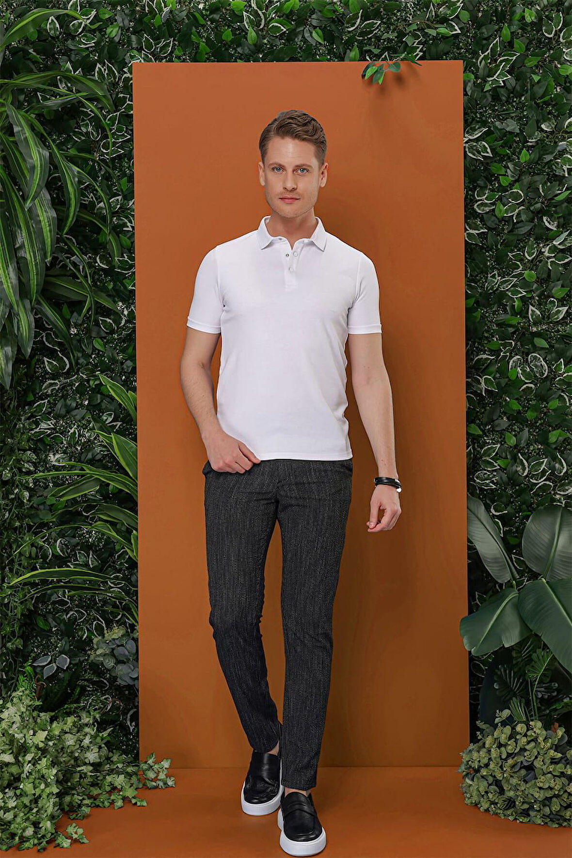 P 1113 Slim Fit Siyah Spor Pantolon