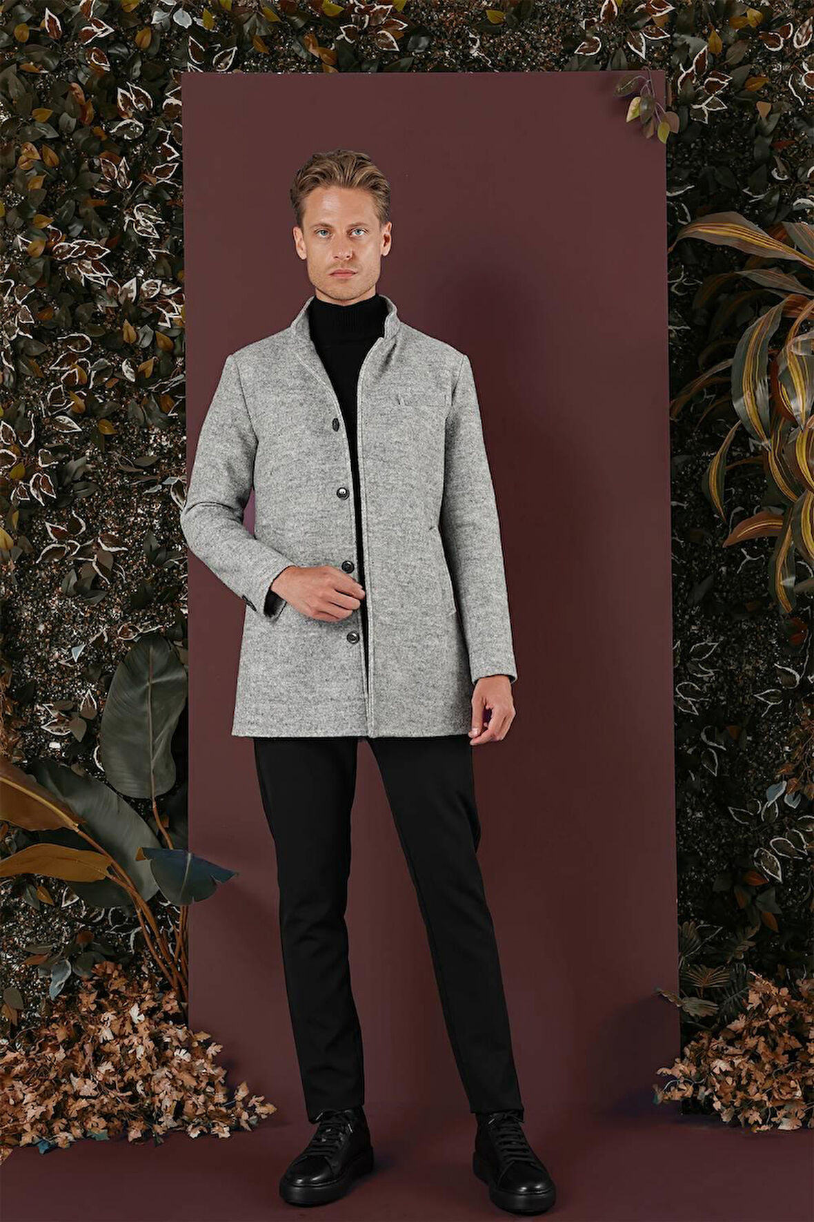 KA 079 Slim Fit Antrasit Spor Kaban