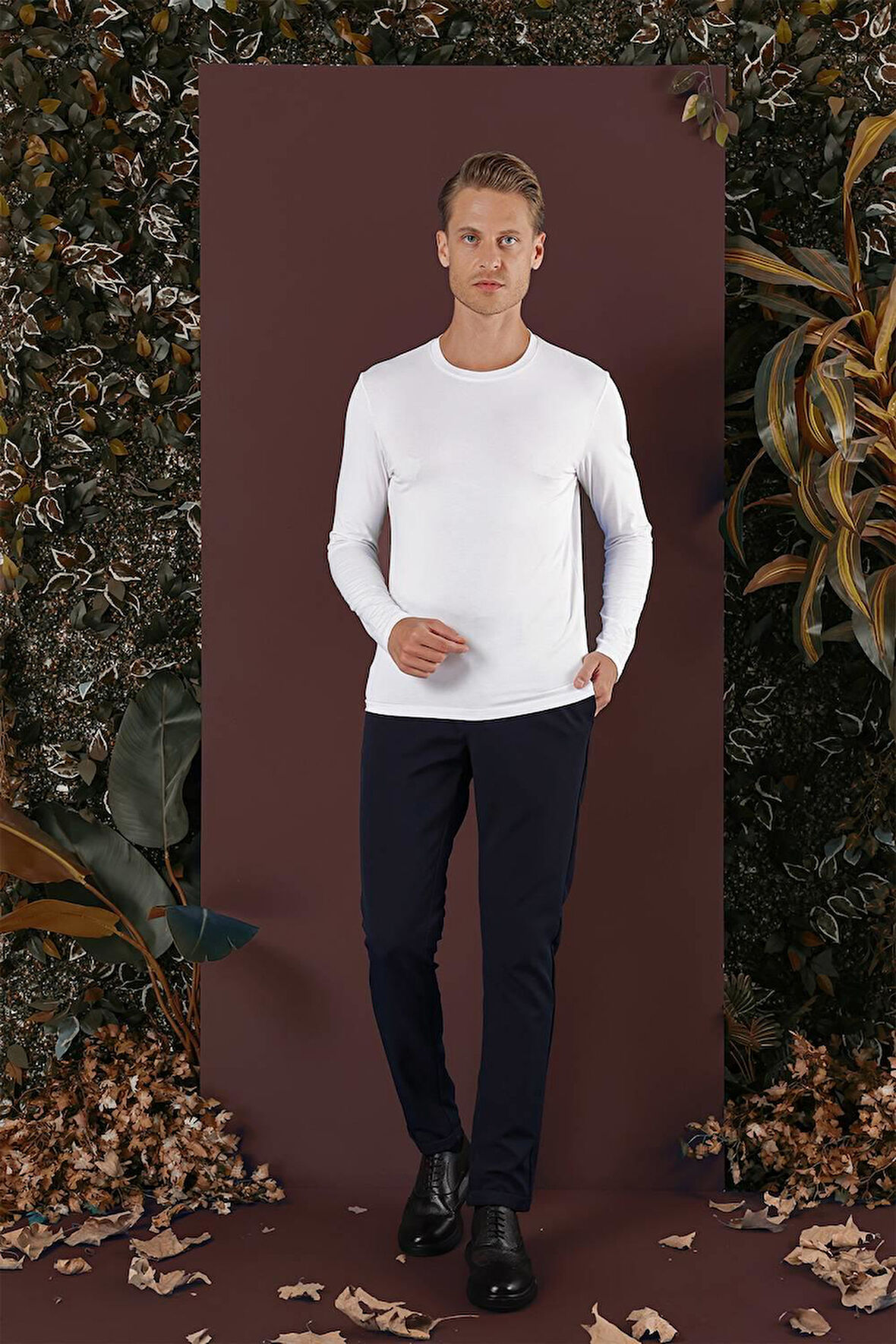 P 1135 Slim Fit Lacivert Spor Pantolon