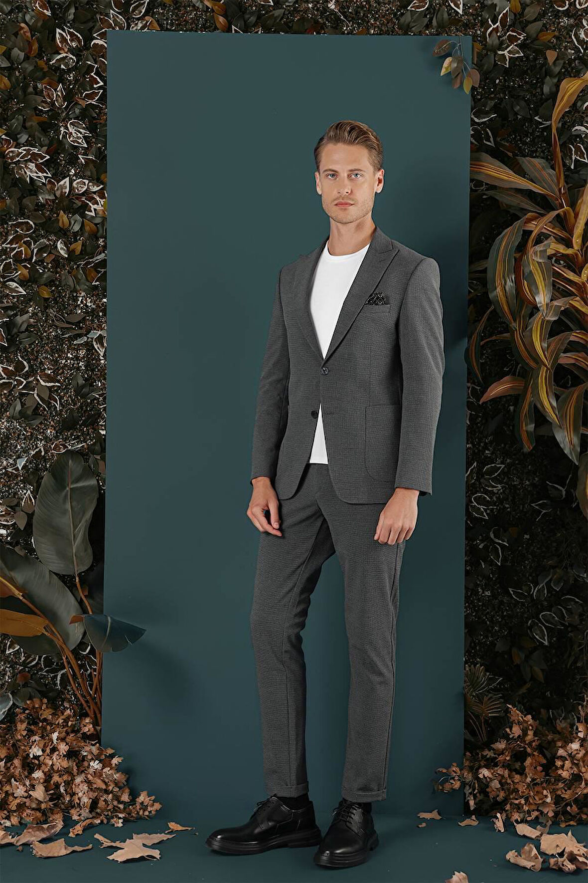 C 659 Slim Fit Antrasit Spor Ceket