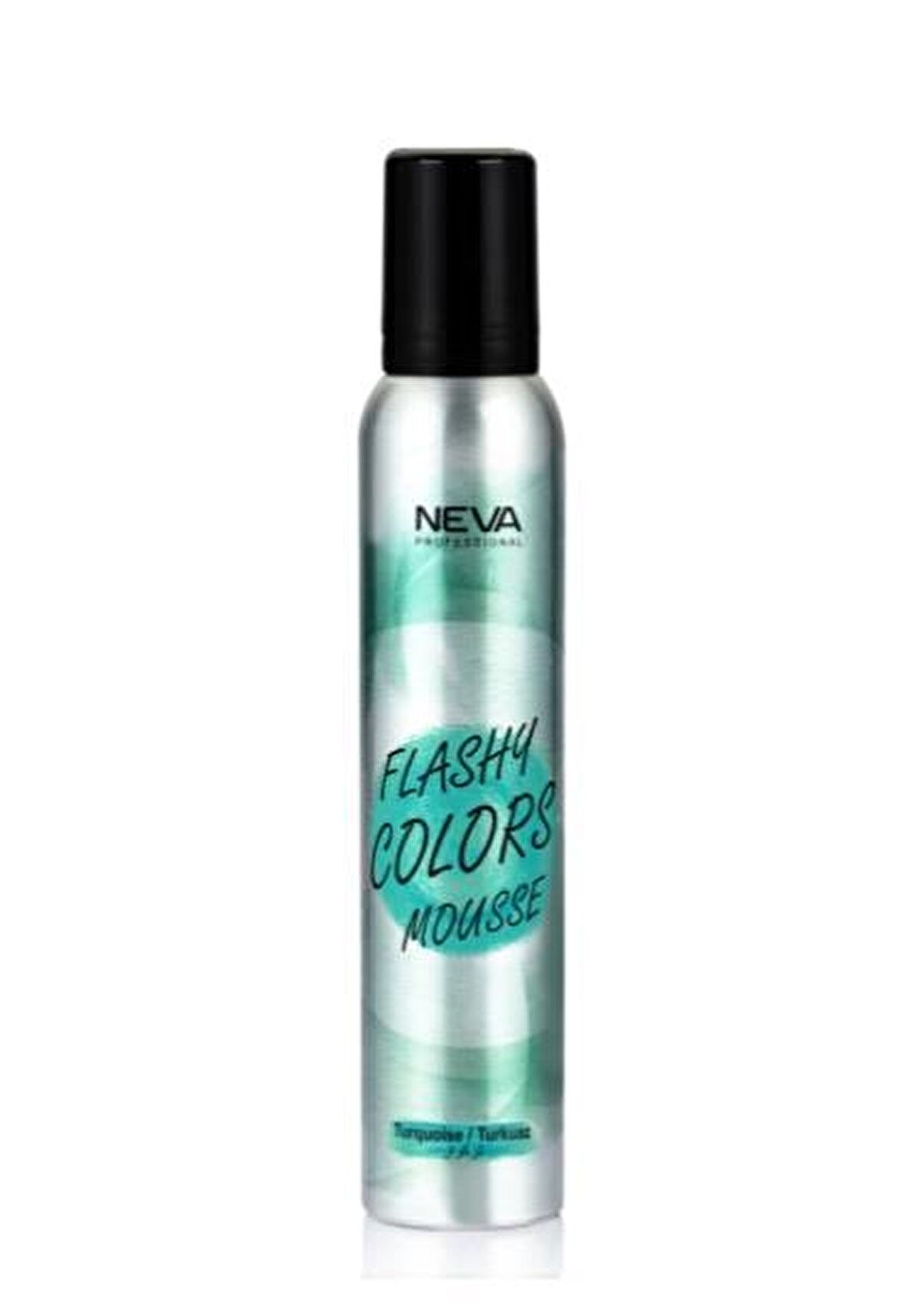 Neva Flashy Colors Renkli Köpük 200ml Turkuaz