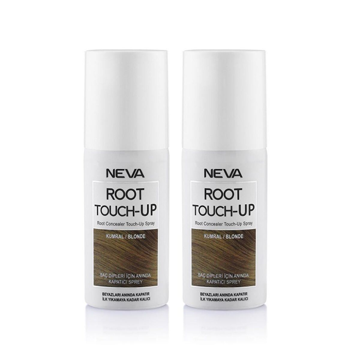 Neva Root Touch Up Kapatıcı Sprey 75 Ml Kumral 2 Adet