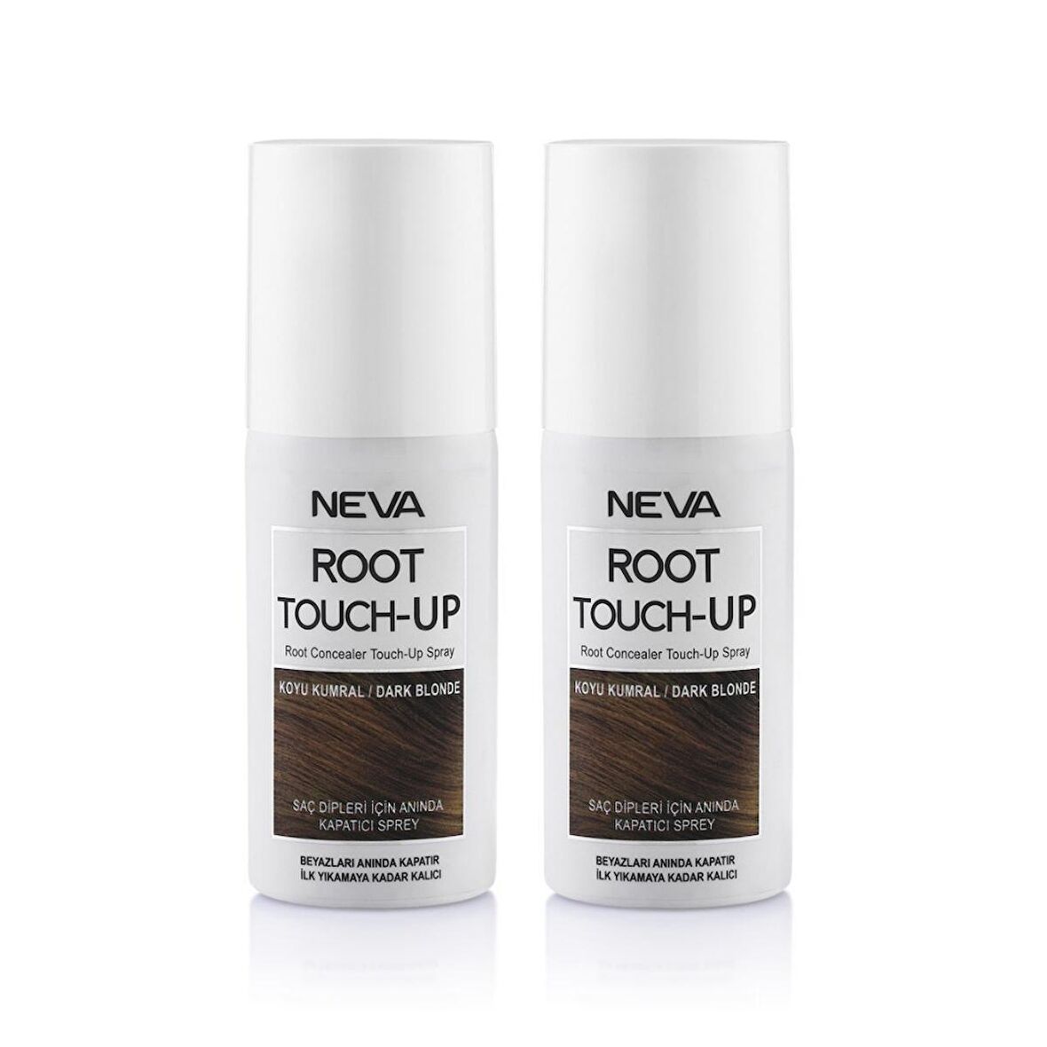Neva Root Touch Up Kapatıcı Sprey 75 Ml Koyu Kumral 2 Adet