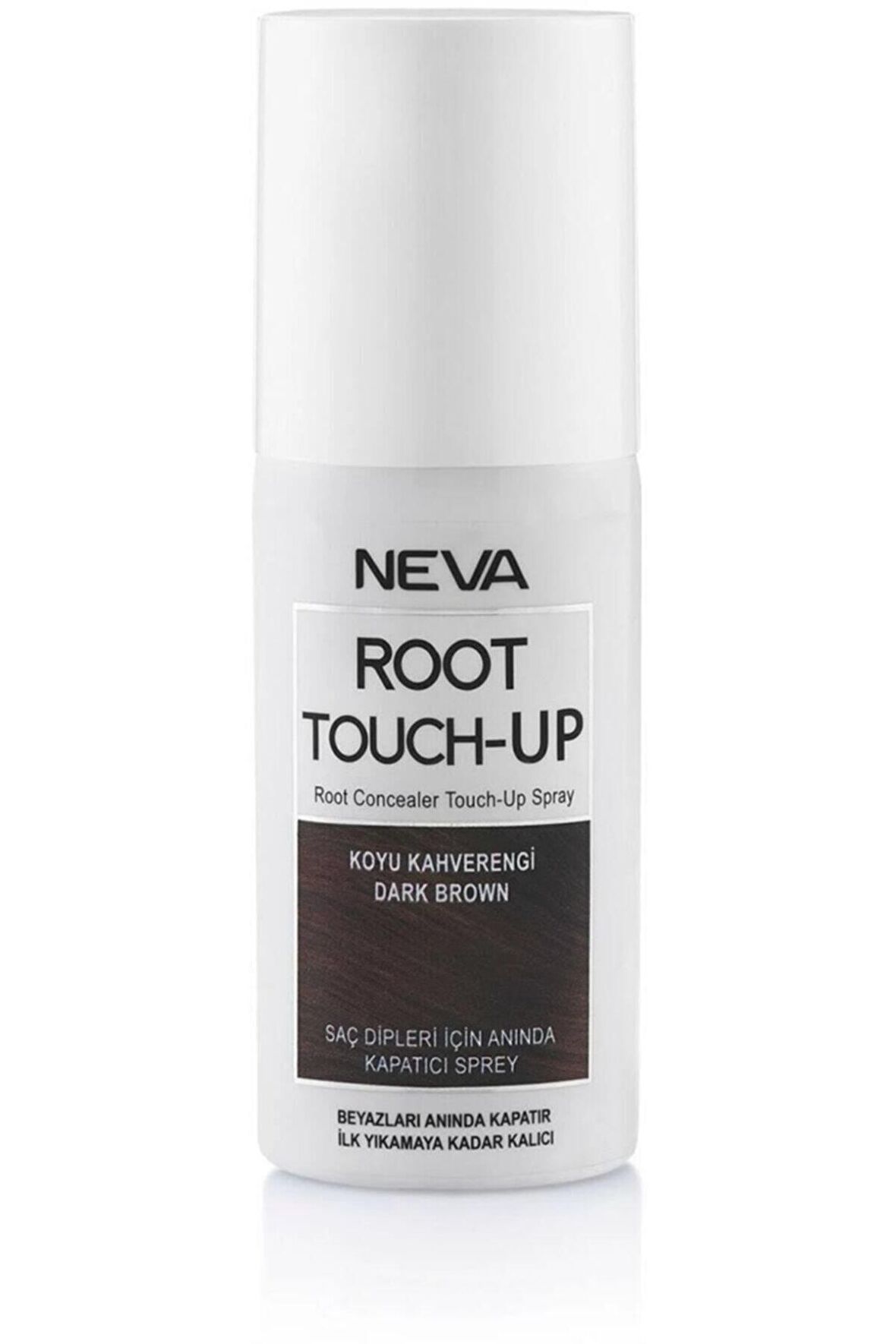 Neva Koyu Kahverengi Root Touch-up Beyaz Kapatıcı Sprey 75 ml