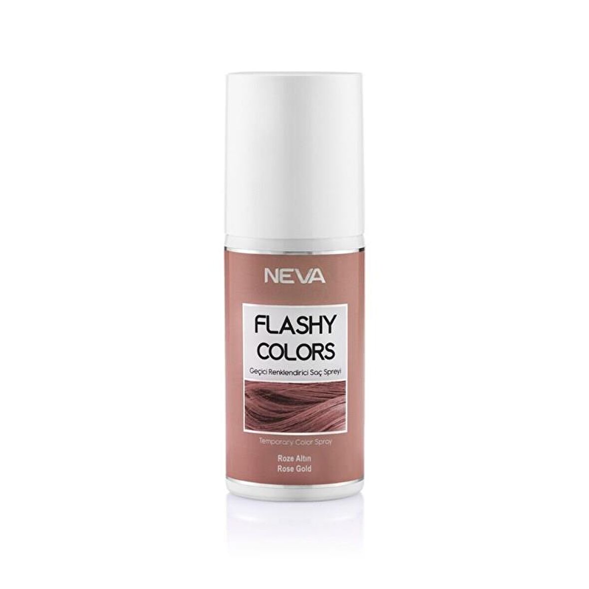 Neva Flashy Colors Geçici Renklendirici Saç Spreyi Rose Gold 75ml