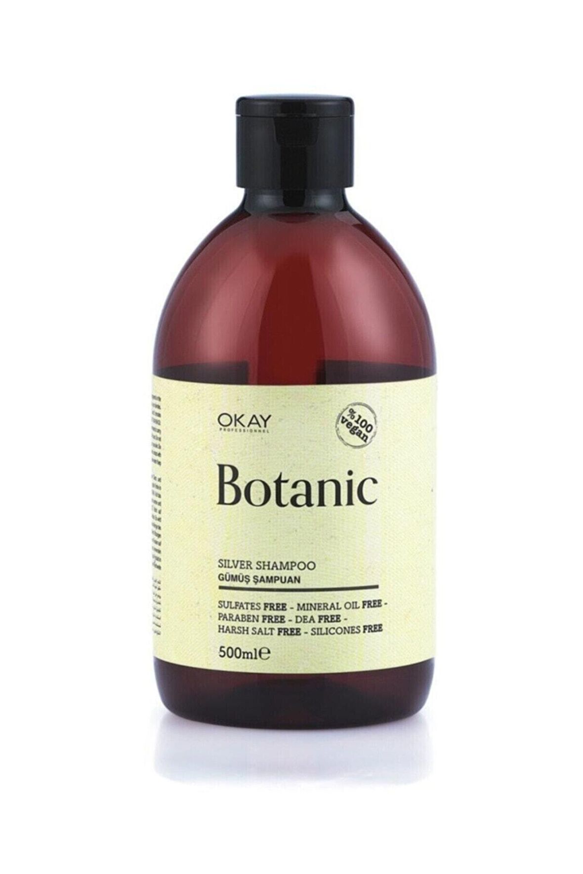 Okay Botanic Gümüş Şampuan 500ml (VEGAN)