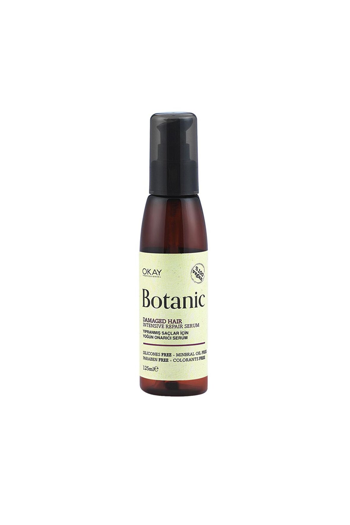 OKAYPROFESSIONNEL BOTANIC Yıpranmış Saçlar Için Serum 125ml (VEGAN)