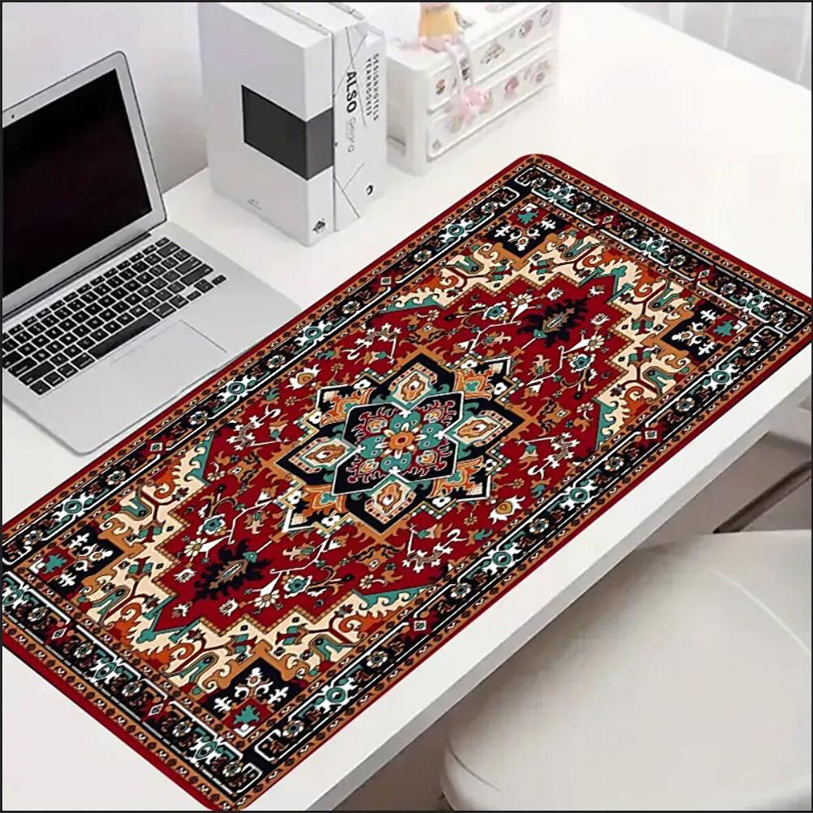 70X30 CM DEKORATİF HALI TEMALI KAYDIRMAZ TABAN SPEED YÜZEY OYUNCU MOUSE PAD GAMİNG