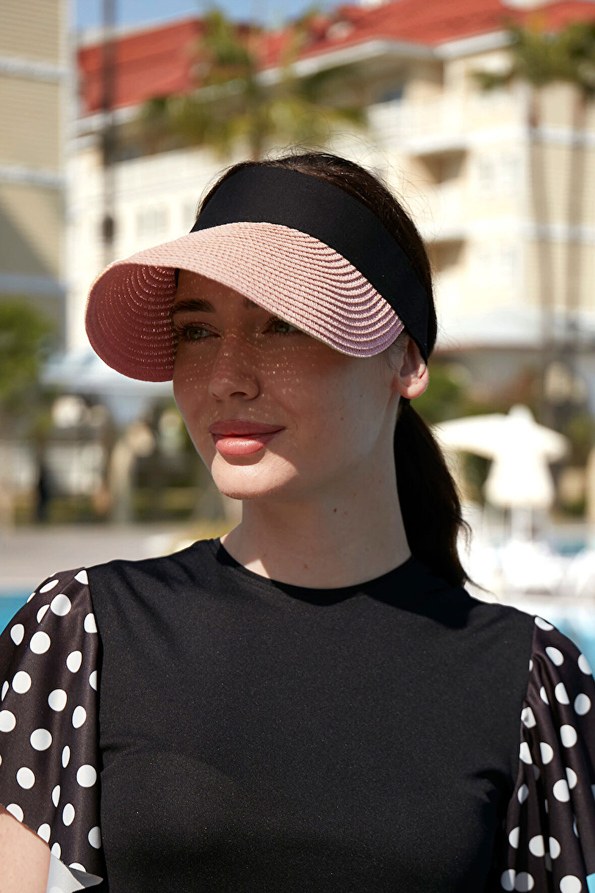 Remsa Pudra Katlanır Hasır Vizör Şapka Güneş Koruyucu Siperlik RŞ-43 | Standart