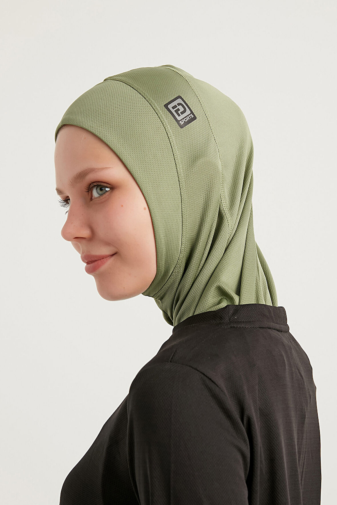 Hıjab Spor Bone 625457 Yağ Yeşili | Standart