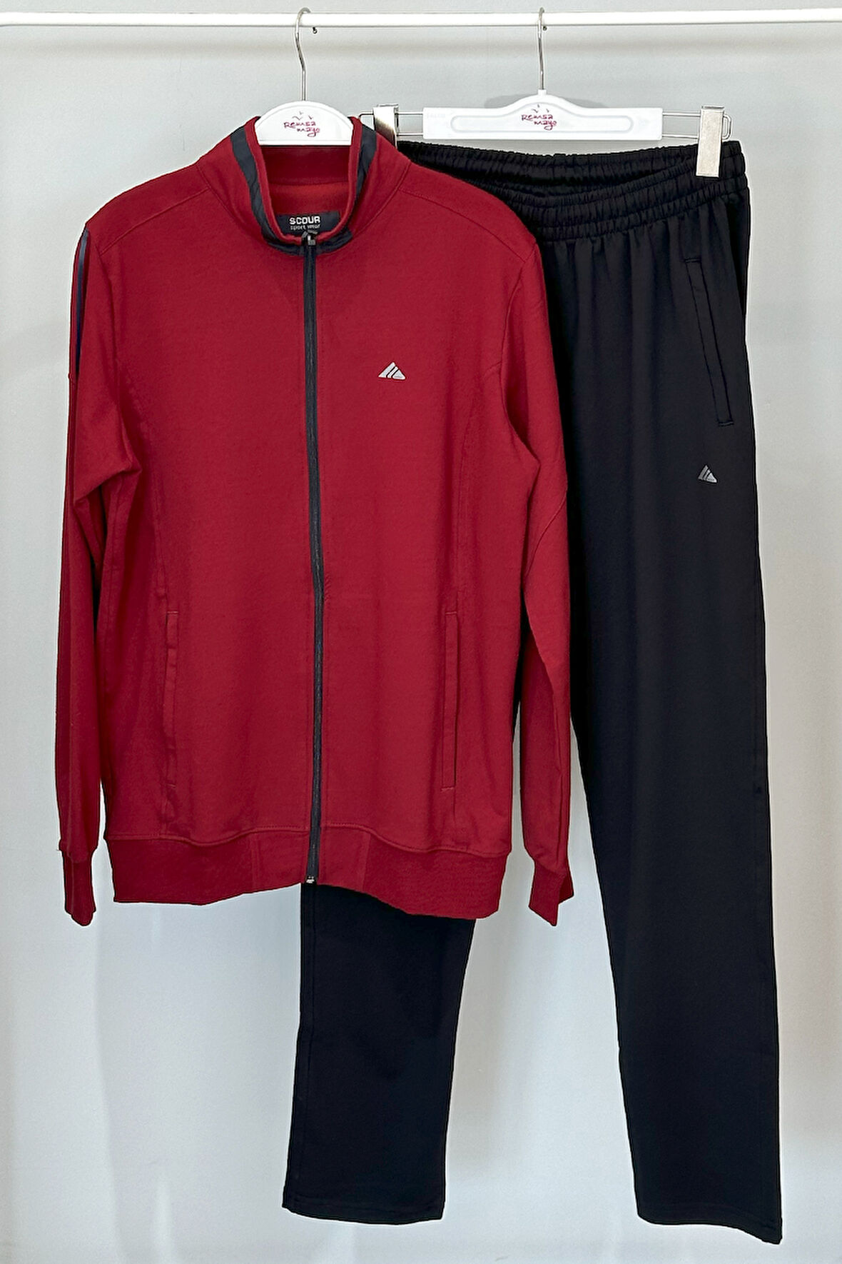 Erkek Likralı Penye Eşofman Takımı 3715 Bordo | XL