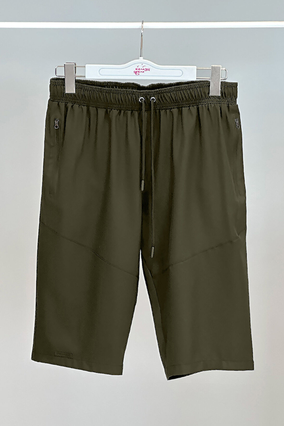 Remsa Erkek Havuz Deniz Uzun Kapri Şort Mayo RKS-02 Haki | XXL