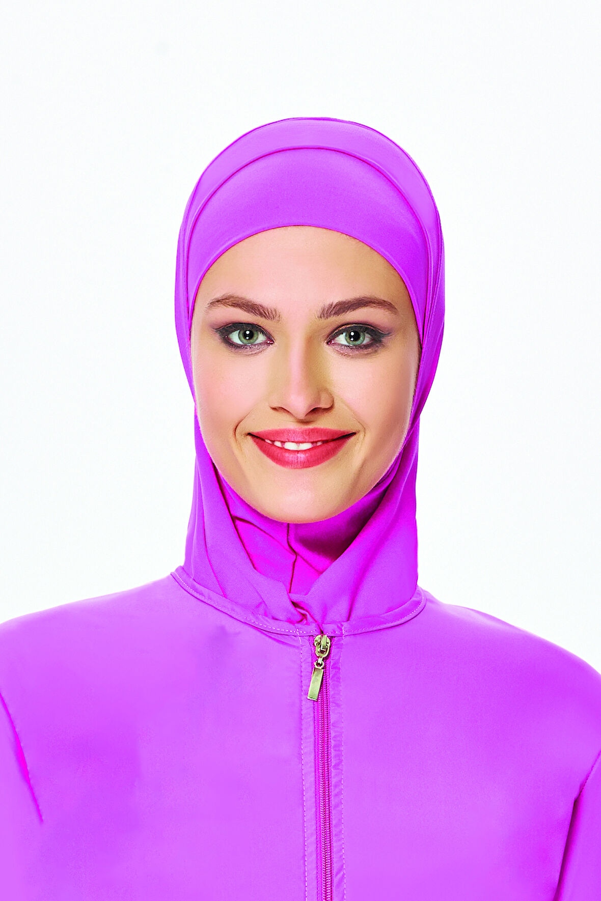 Remsa Mayo Yüzücü Eşarp Havuz Deniz Eşarp RBE-01 Pembe | Standart