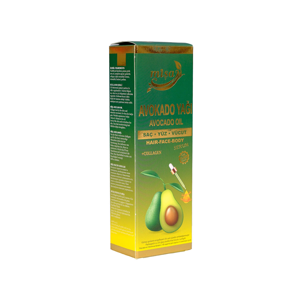 Misa Saç Ve Vücut Yağı Avokado 100Ml
