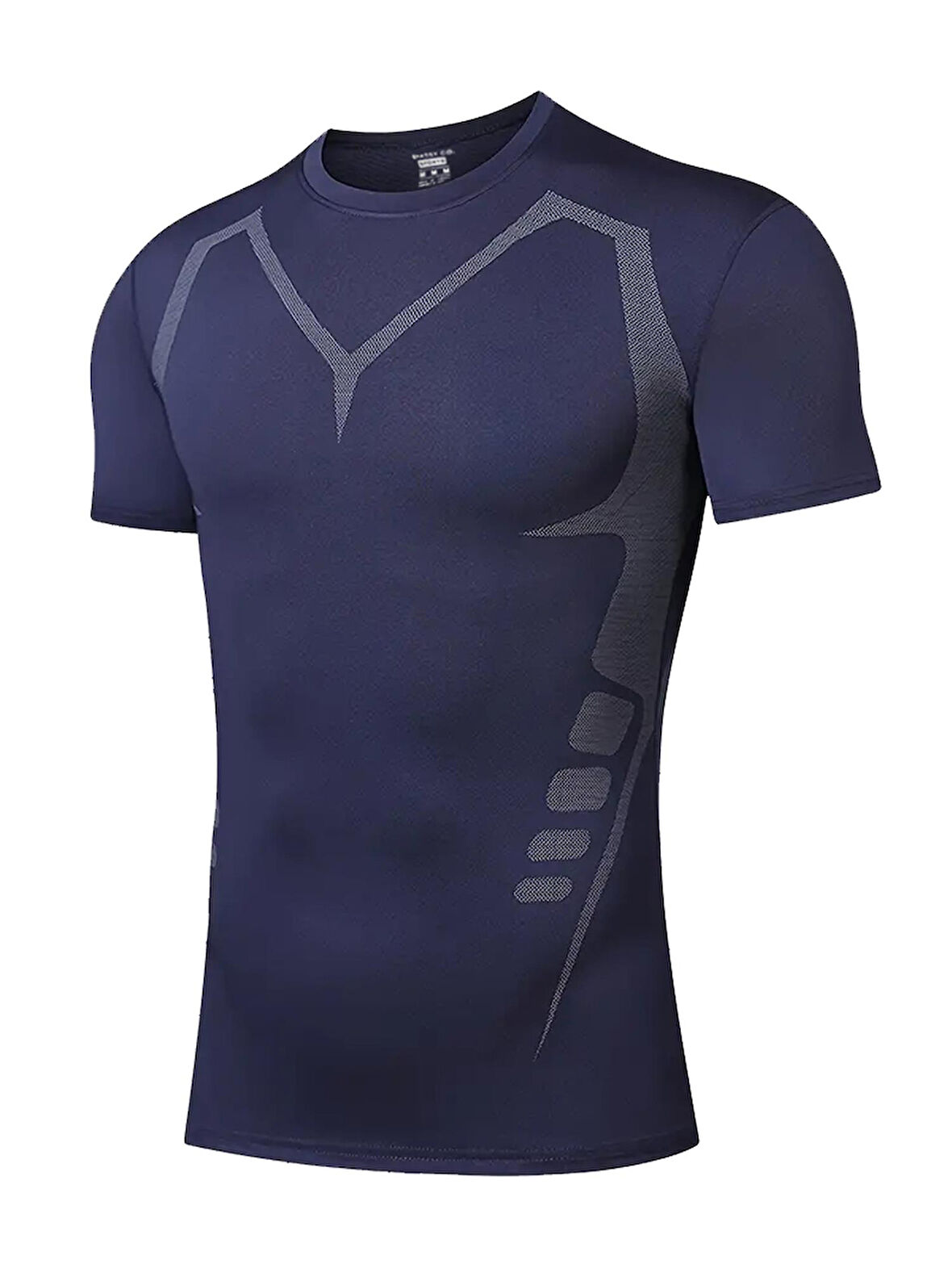 Ghassy Co. Erkek Ultra Esnek Koşu Egzersiz Hızlı Kuruma Nefes Alabilen Kısa Kollu Spor T-shirt