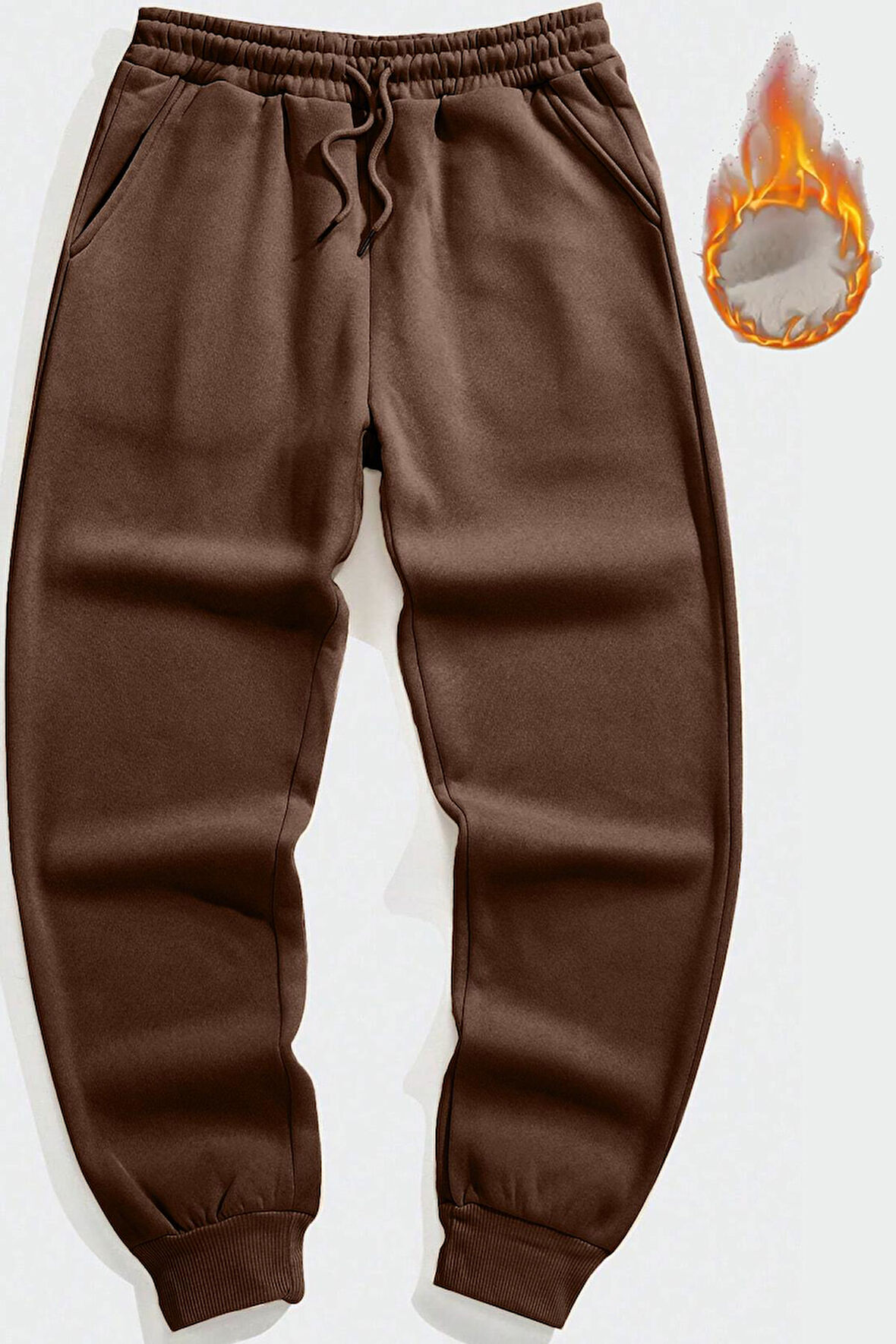 Ghassy Co. Erkek Günlük Rahat İçi Şardonlu Üç İplik Jogger Eşofman Altı