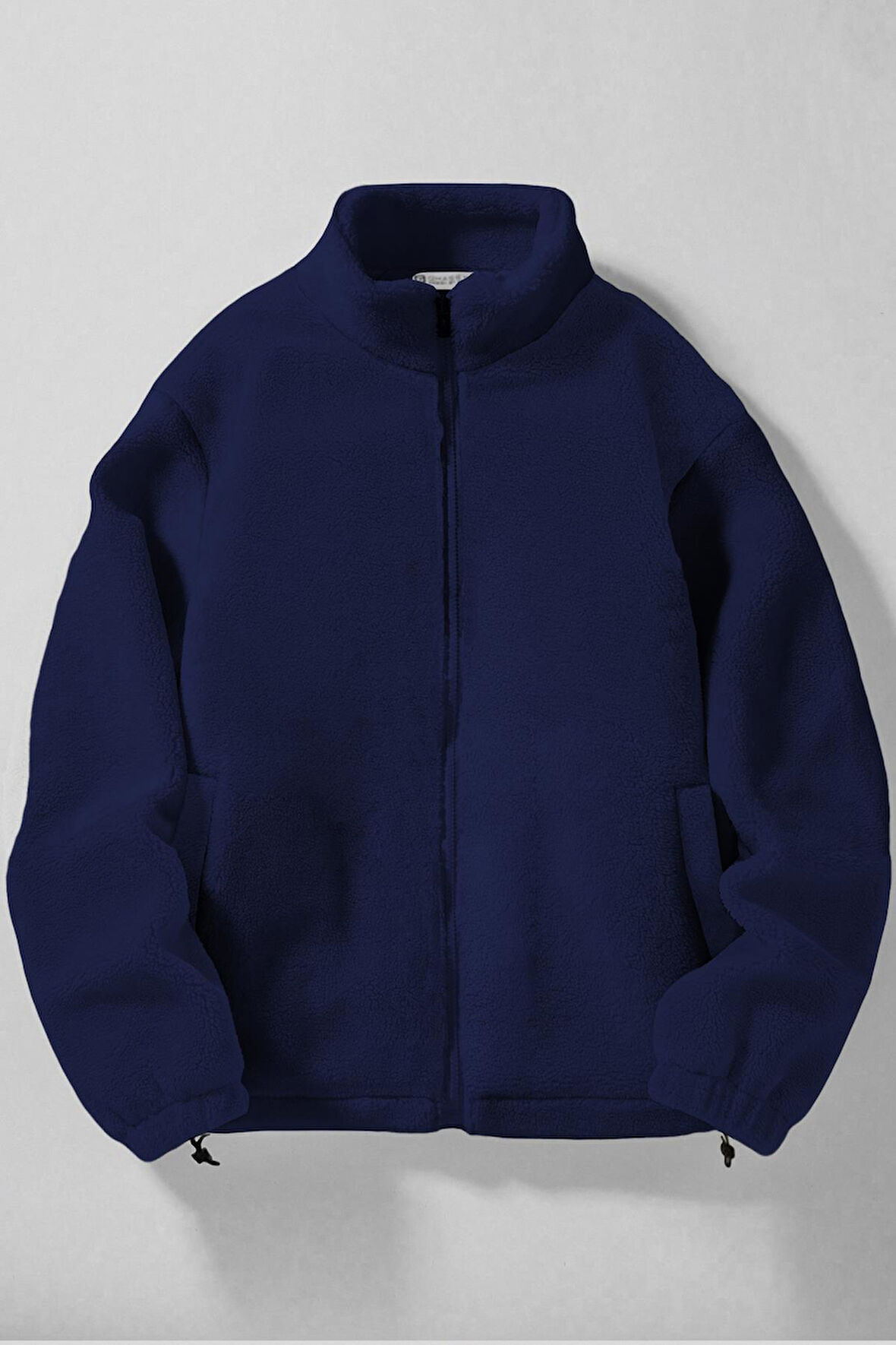 Ghassy Co. Erkek Alaska Regular Peluş Sherpa Kışlık  Tam Fermuarlı Polar Sweatshirt