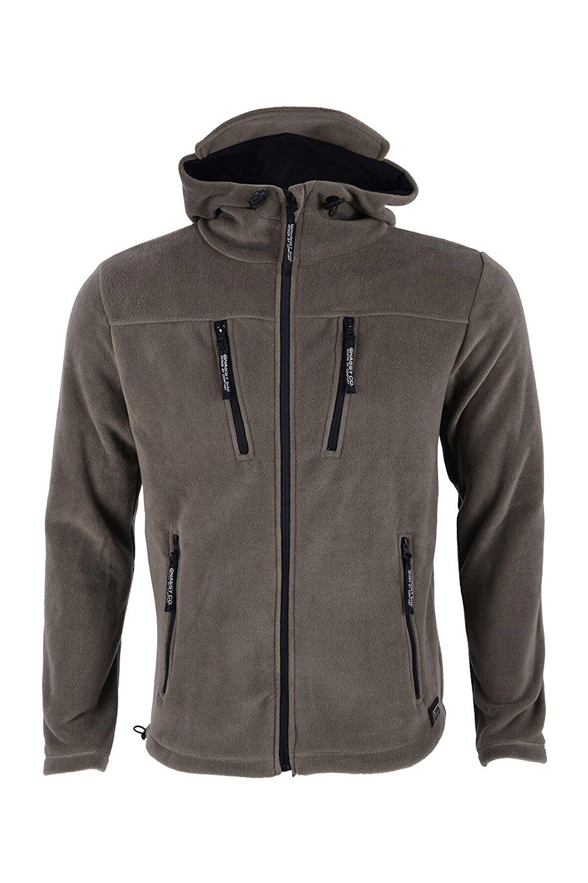 Ghassy Co. Erkek Army Tactical Polar Kapüşonlu Ceket
