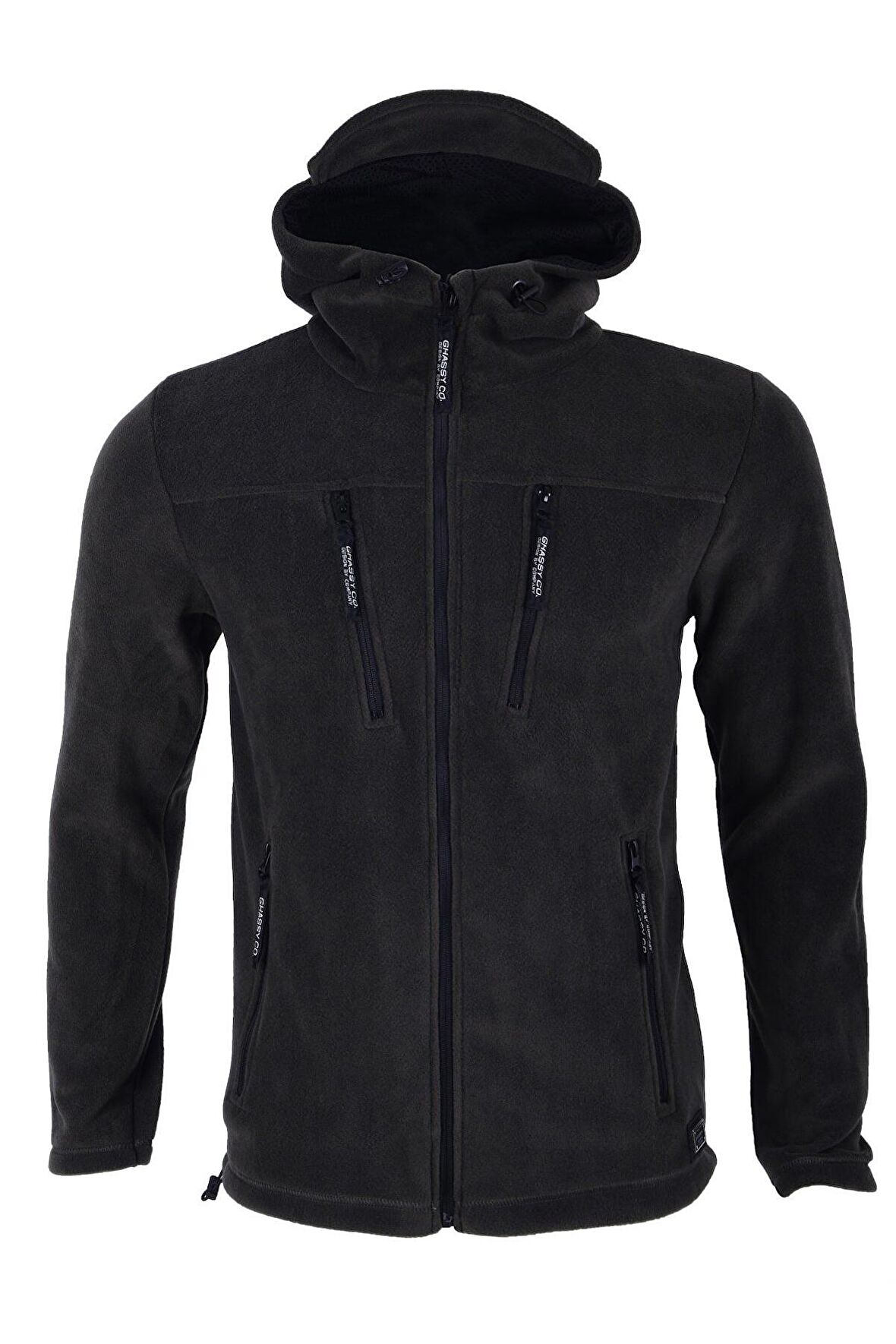 Ghassy Co. Erkek Army Tactical Polar Kapüşonlu Ceket