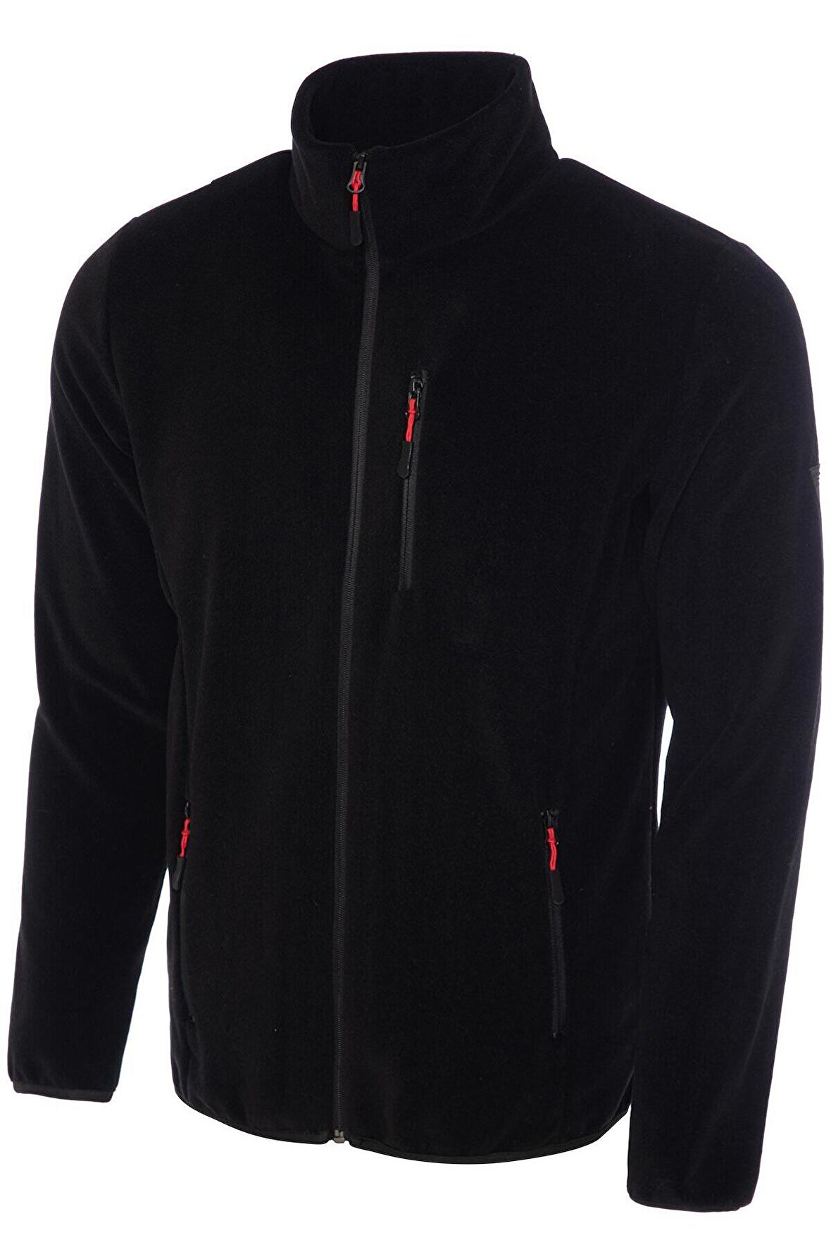 Ghassy Co. Erkek Pro Rüzgar Geçirmez 5 Cepli Outdoor Tam Fermuarlı Polar Ceket