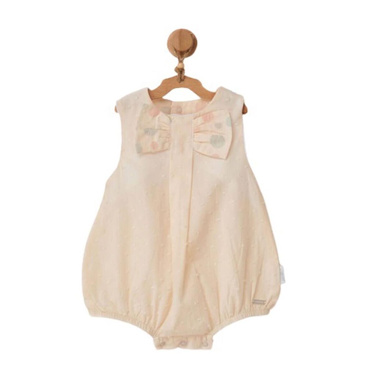 Andywawa AC22655 Pompom Vanilya Cream Bebek Tulum Ekru