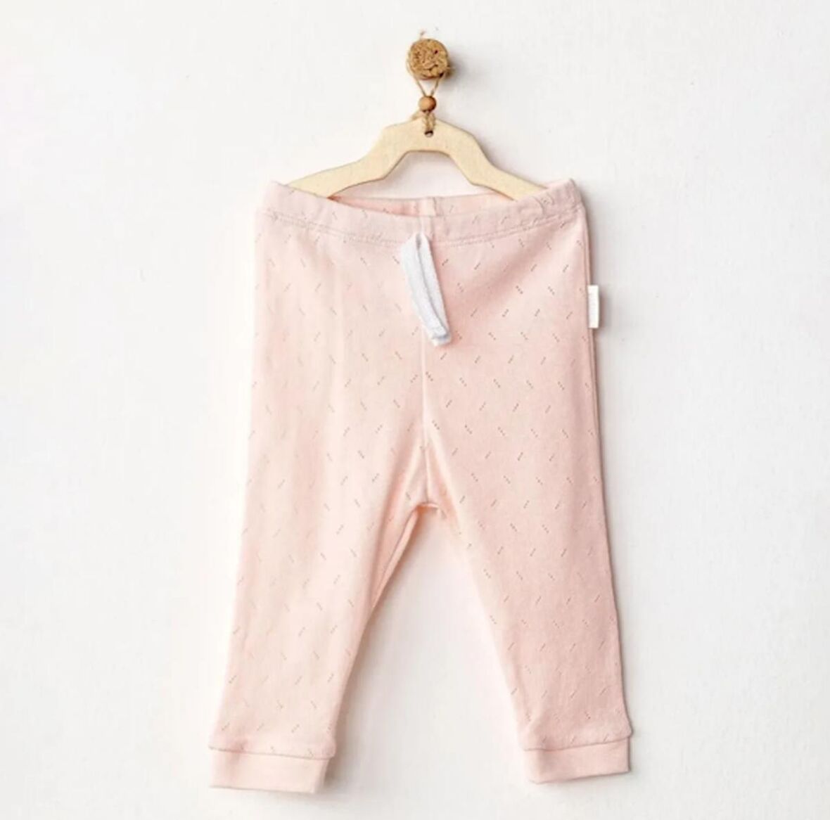 Andy Wawa Pantolon Jacquard Basic Pembe