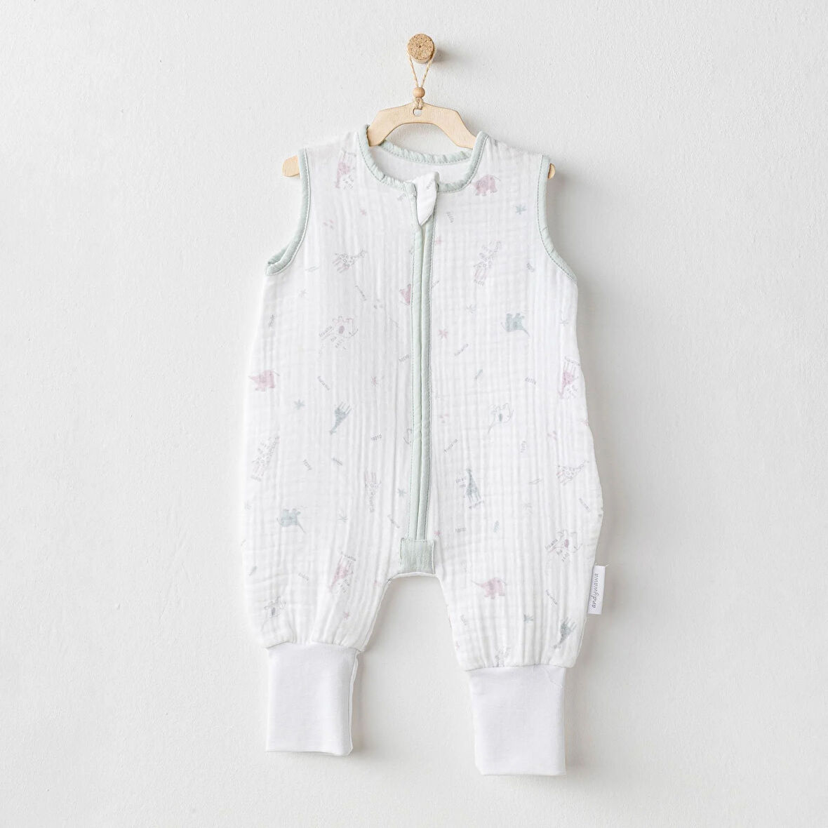 Kız Bebek Tulum Romper  Love Family Muslin AC25520