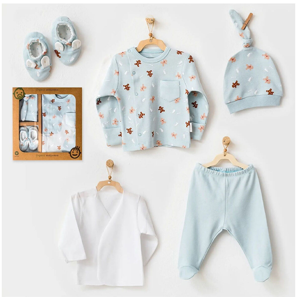 Andywawa Gingers 5'li Hastane Çıkış Seti AC25530GOTS