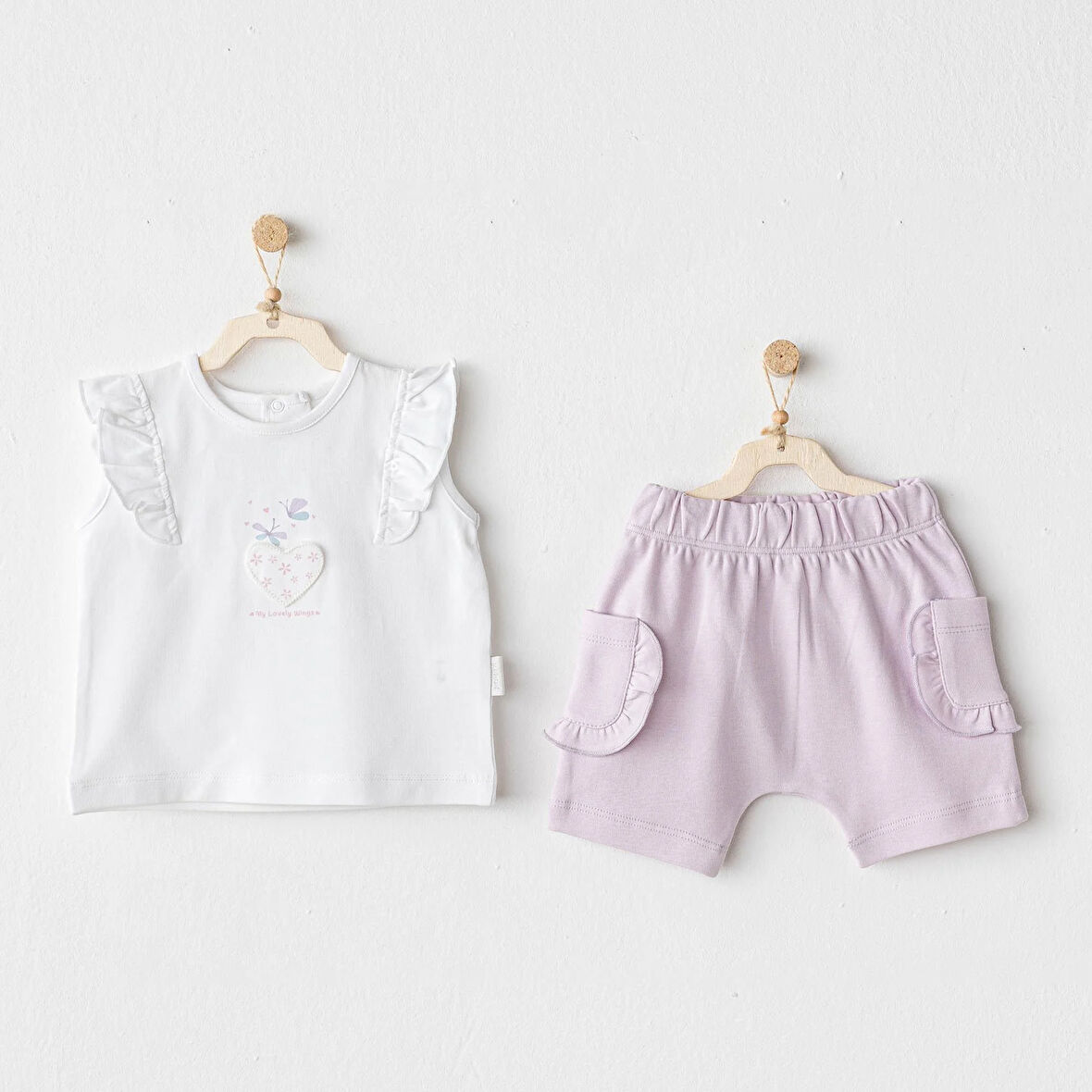 Kız Bebek Takım 2 Parça Set Magical Butterfly AC25581