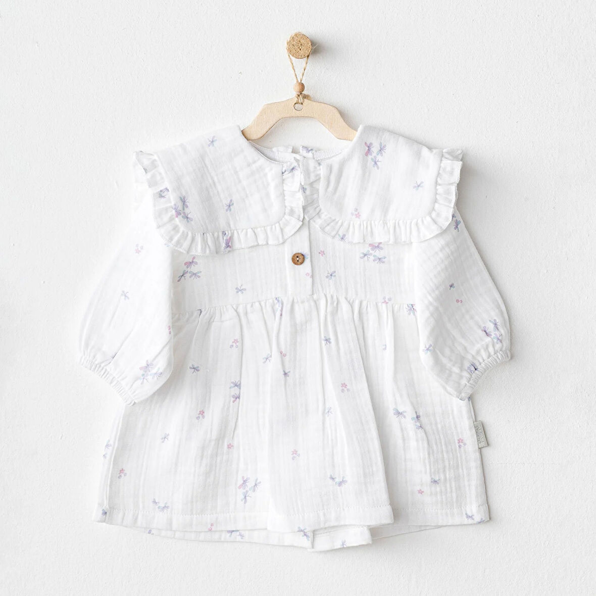 Kız Bebek Elbise Dress Magical Butterfly Muslin AC25585