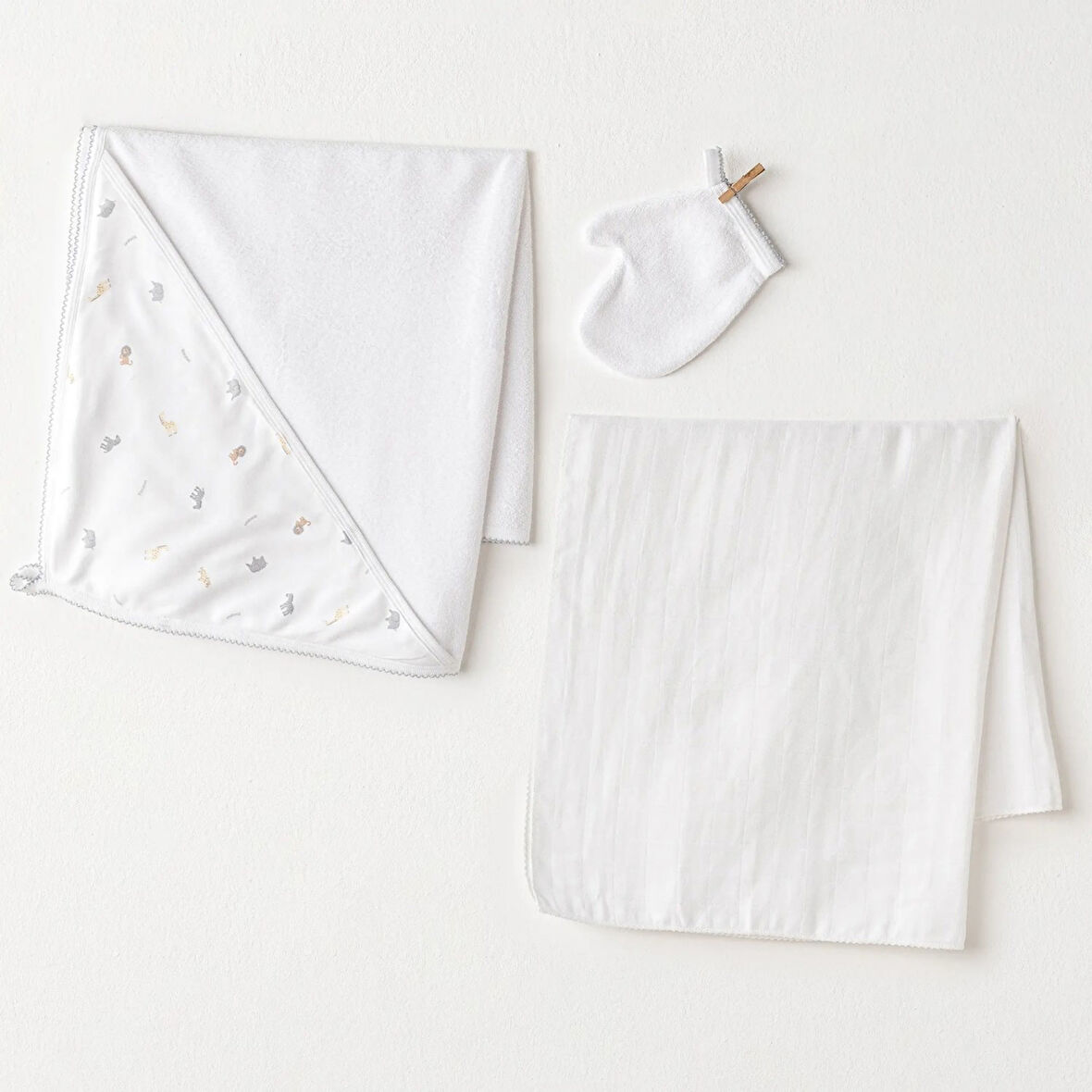 Andywawa Little King 3'lü Havlu Takım AC25815