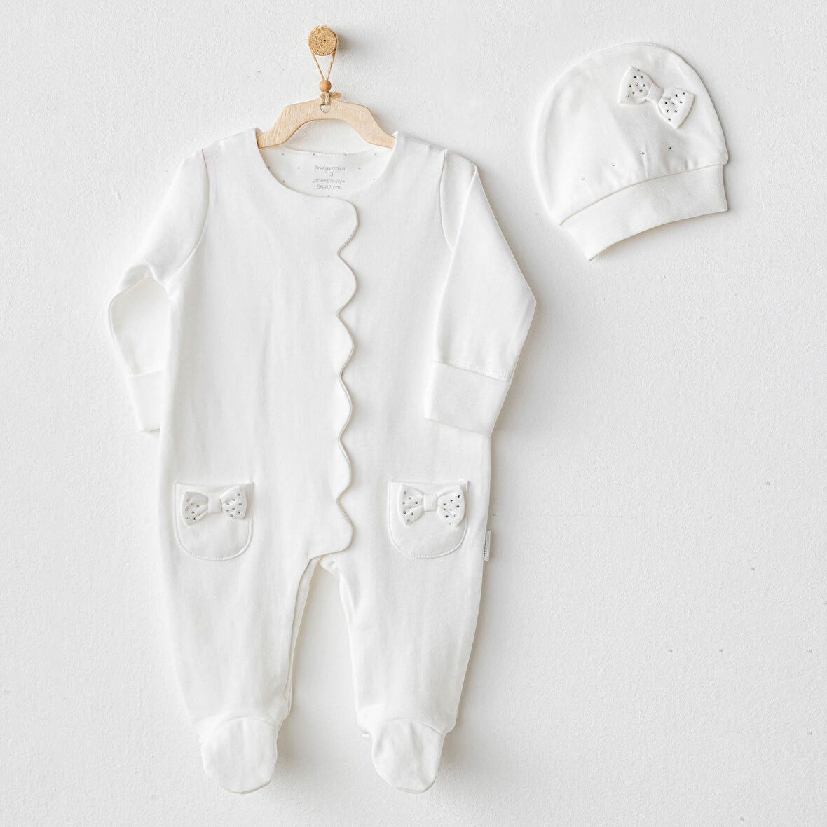 Kız Bebek Tulum Takim Romper AC25823