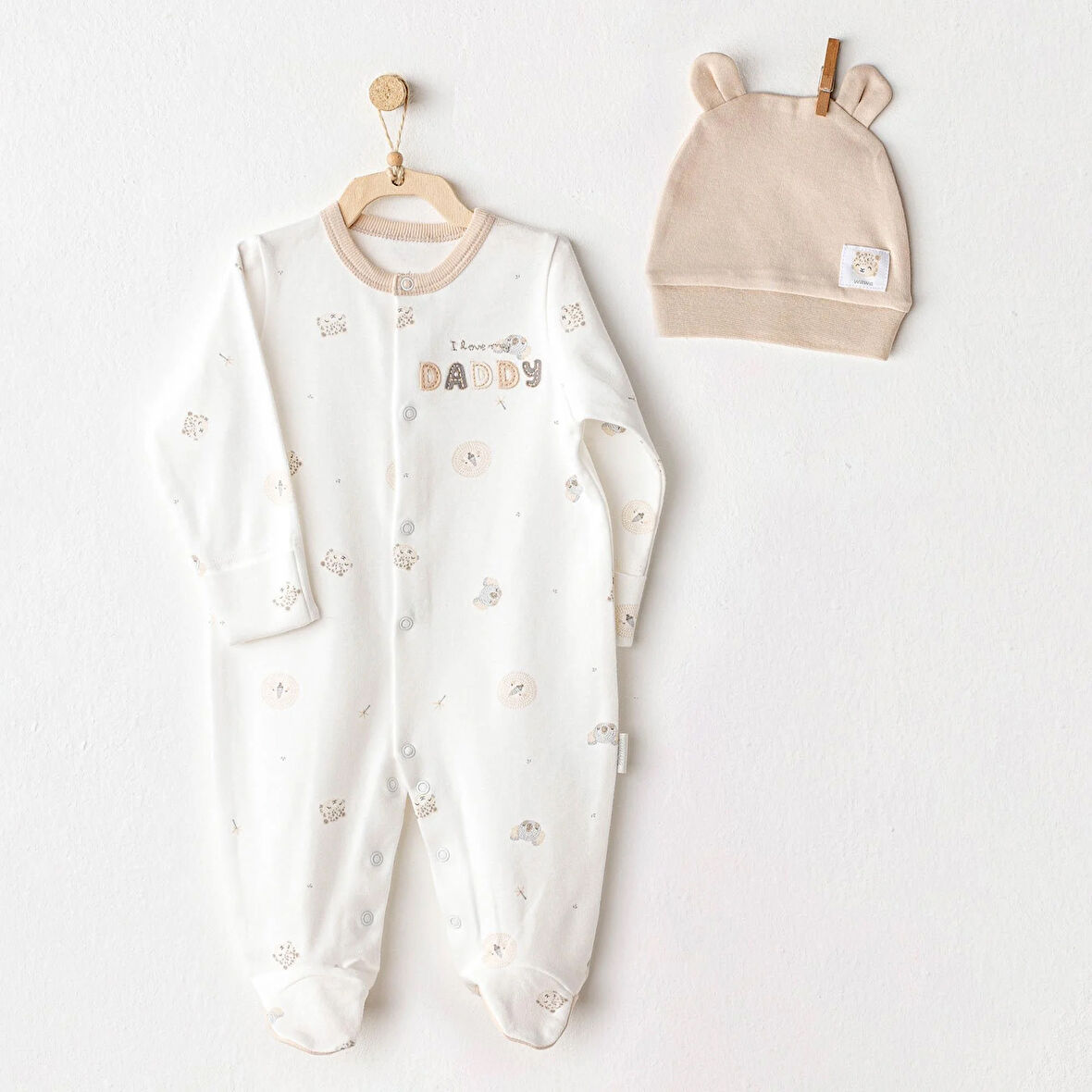 Erkek Bebek Tulum Takim Romper AC25853