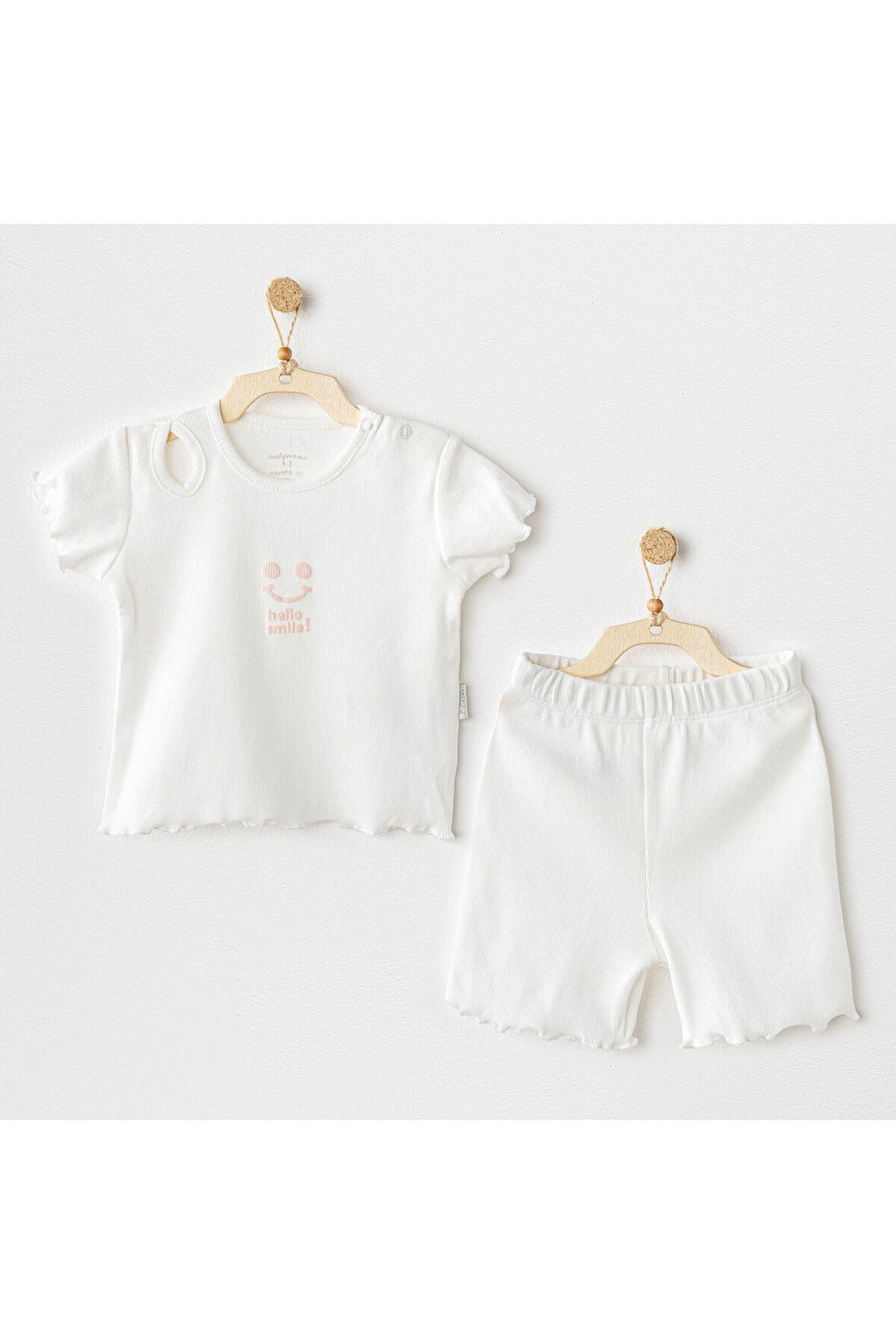 Andy Wawa BebeK 2'lİ Basic Ekru Set Takım AC25900