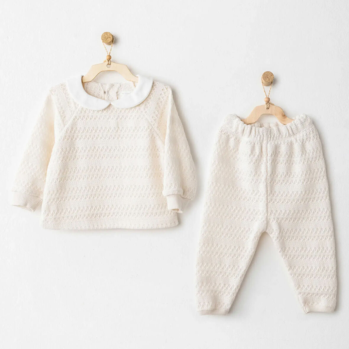 Andywawa AC26138 Wawa Exclusive 2`li Takım Ekru