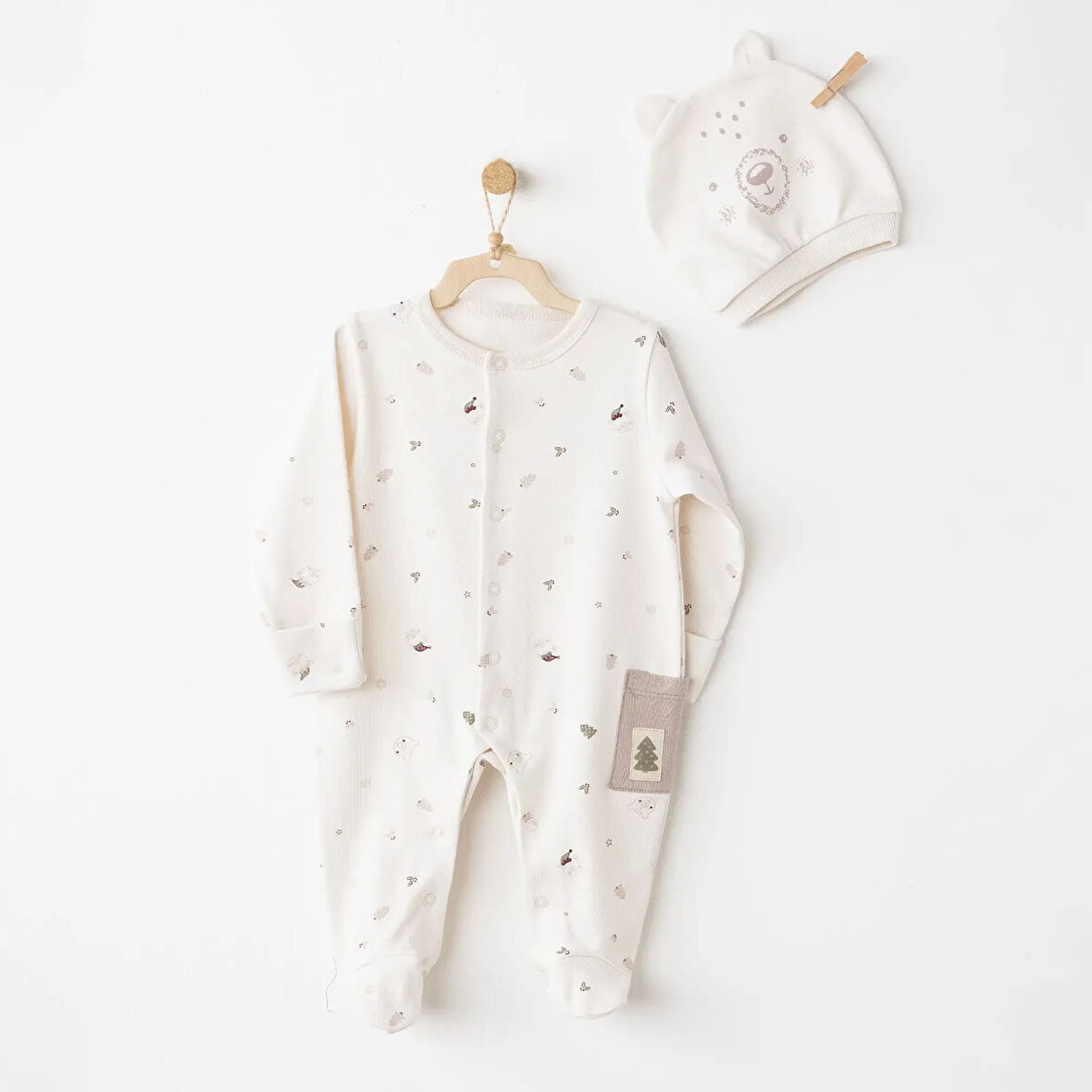 Andywawa Ac26183 My 1 St Wardrobe Tulum Takım Ekru