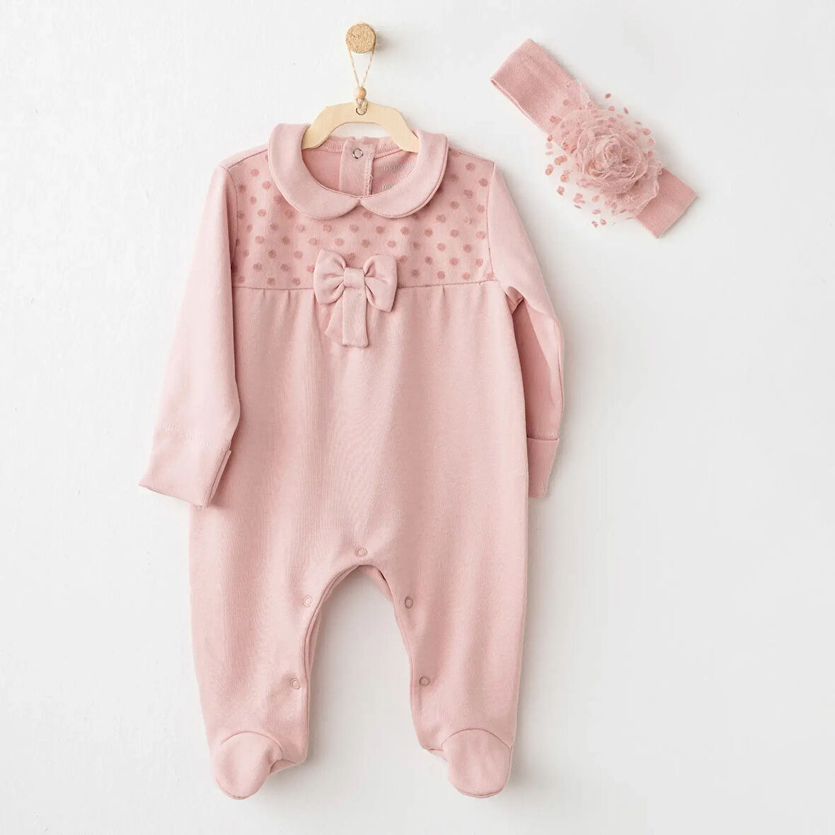 Andywawa Bebek Tulum Takımı AC26242 Pembe