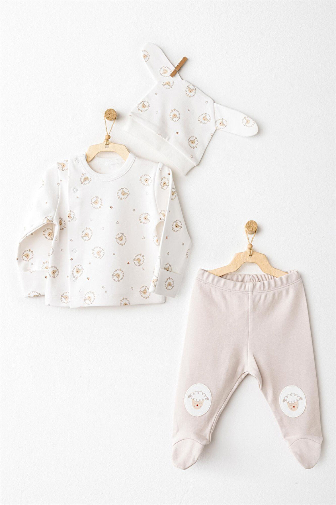 Andywawa Bebek Tinny's Sheeps 3'lü Takım AC26158