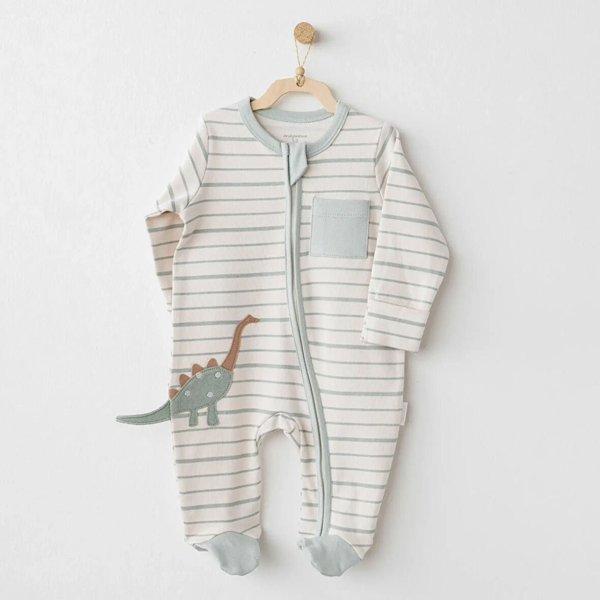 Andywawa AC26004 Mummy S Snuggle Saurus Tulum Yeşil